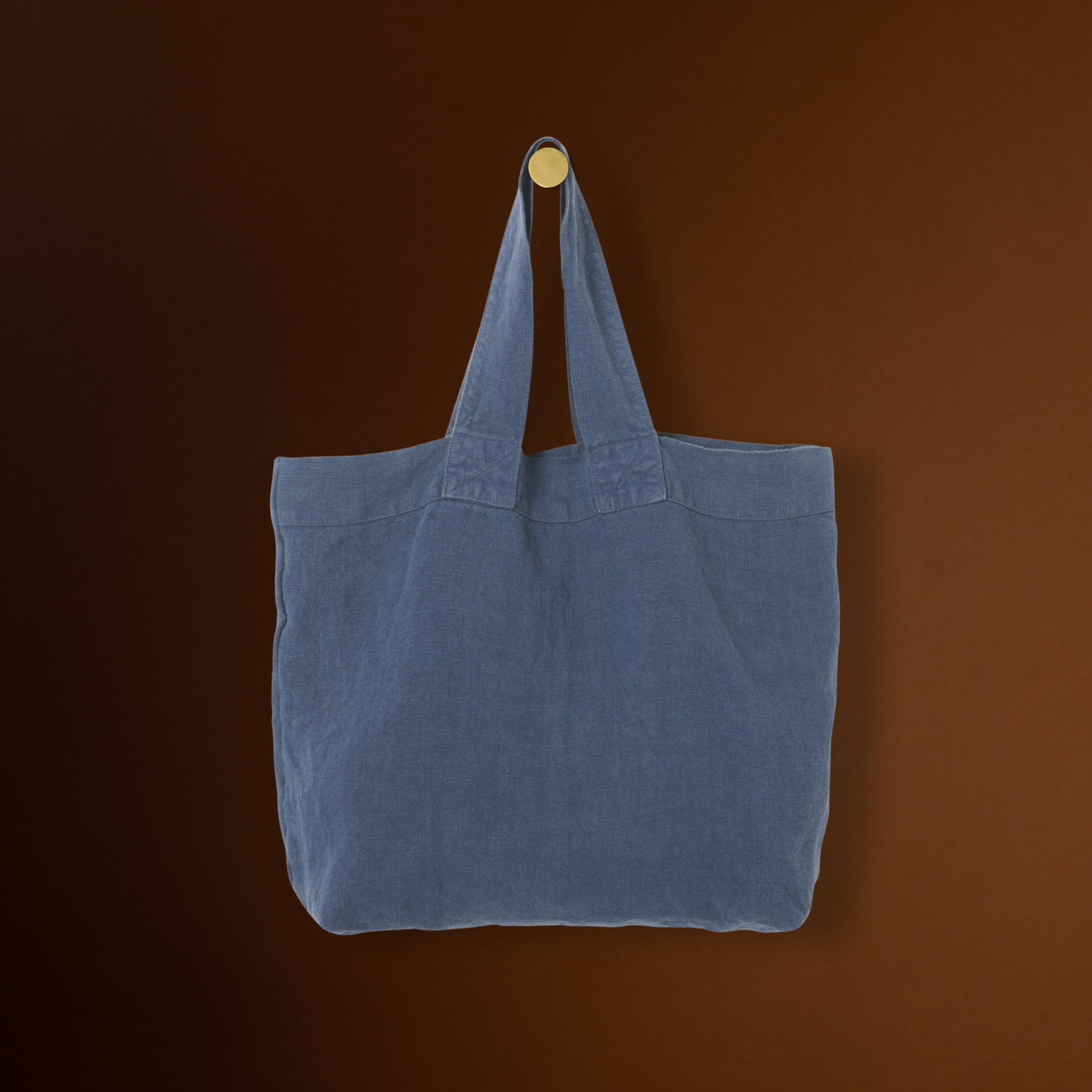 Linen Indigo Escapade Bag