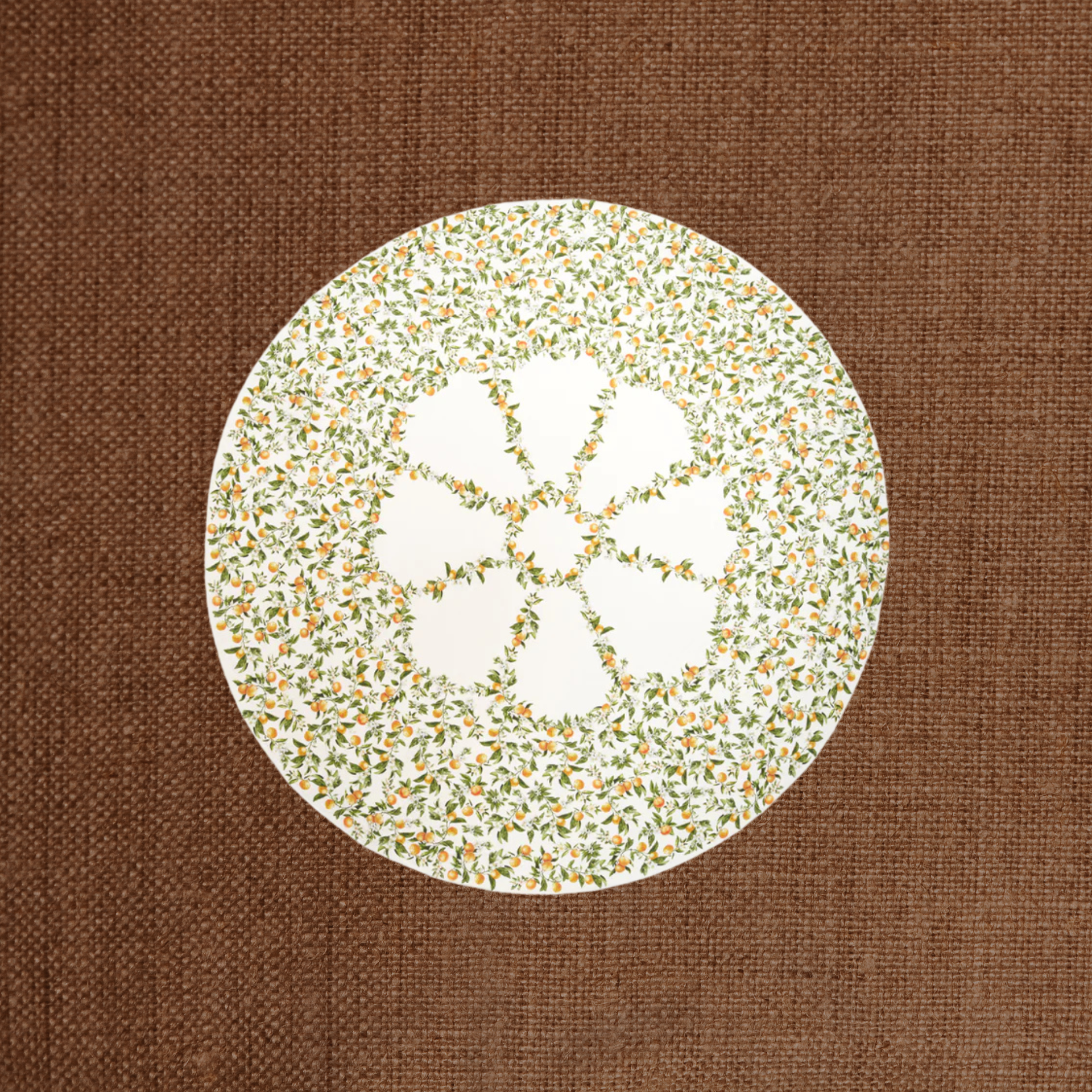 L'Orangerie Linen Round Tablecloth