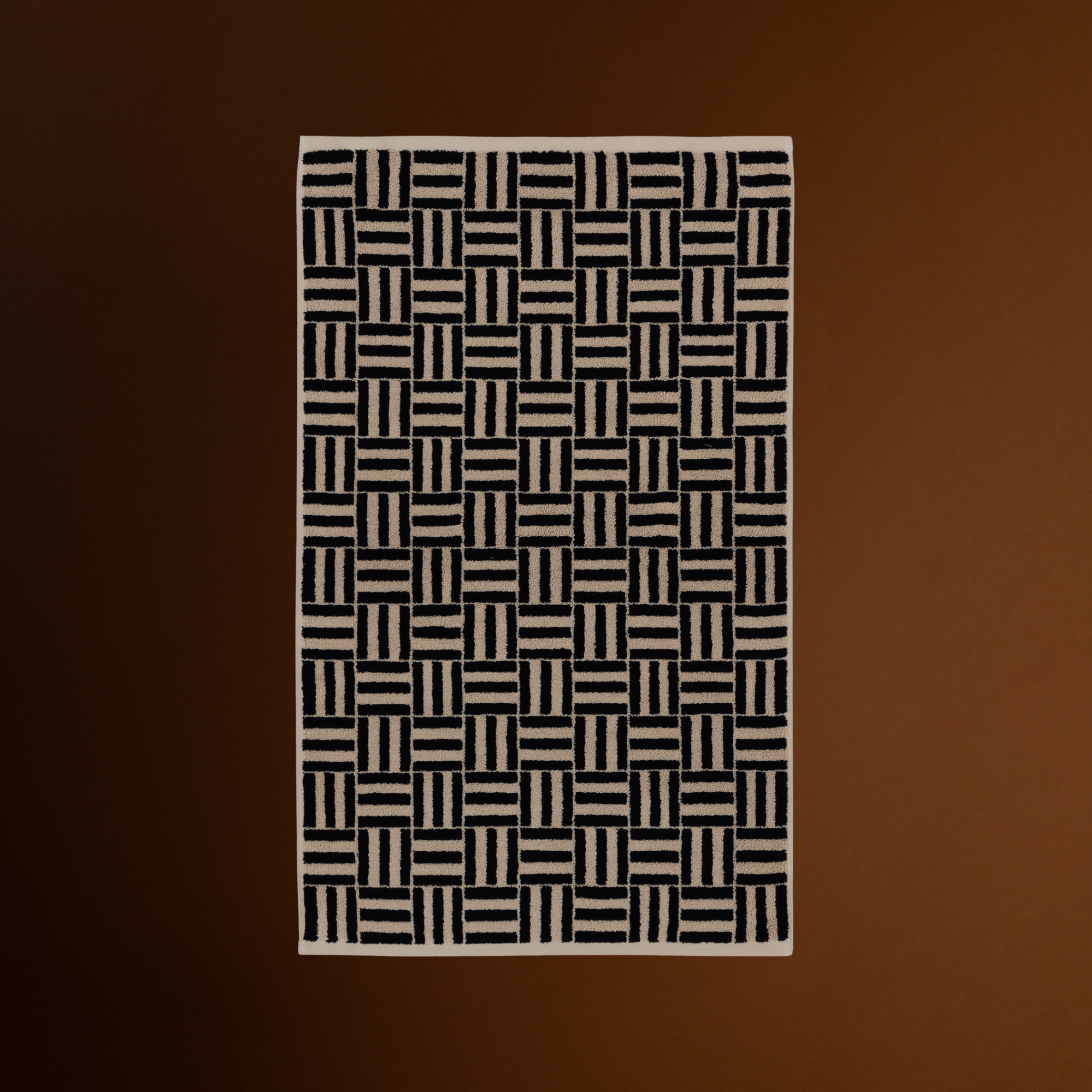 Saroma Bath Mat, Sand & Noir