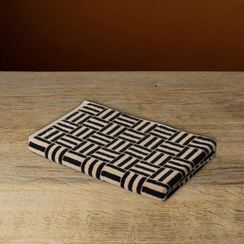 Saroma Bath Mat, Sand & Noir