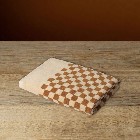 Roman Pool Towel, Cedar & Sand