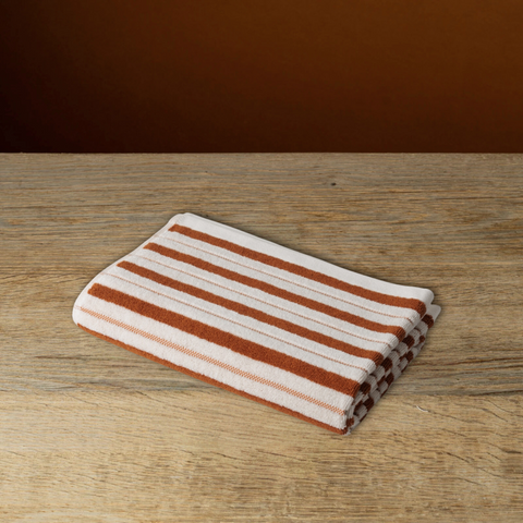 Franklin Bath Towel, Fuyu & Chalk