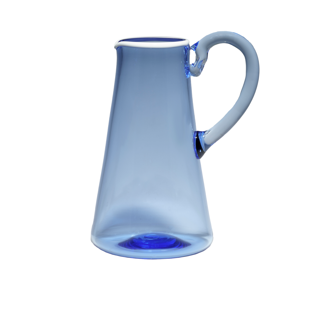Istranka Light Blue Carafe with White Rim