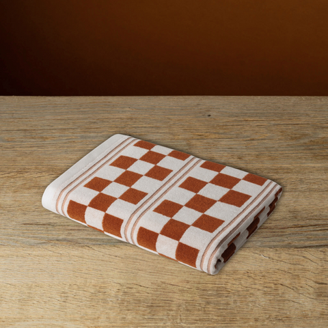 Busby Pool Towel, Fuyu & Chalk