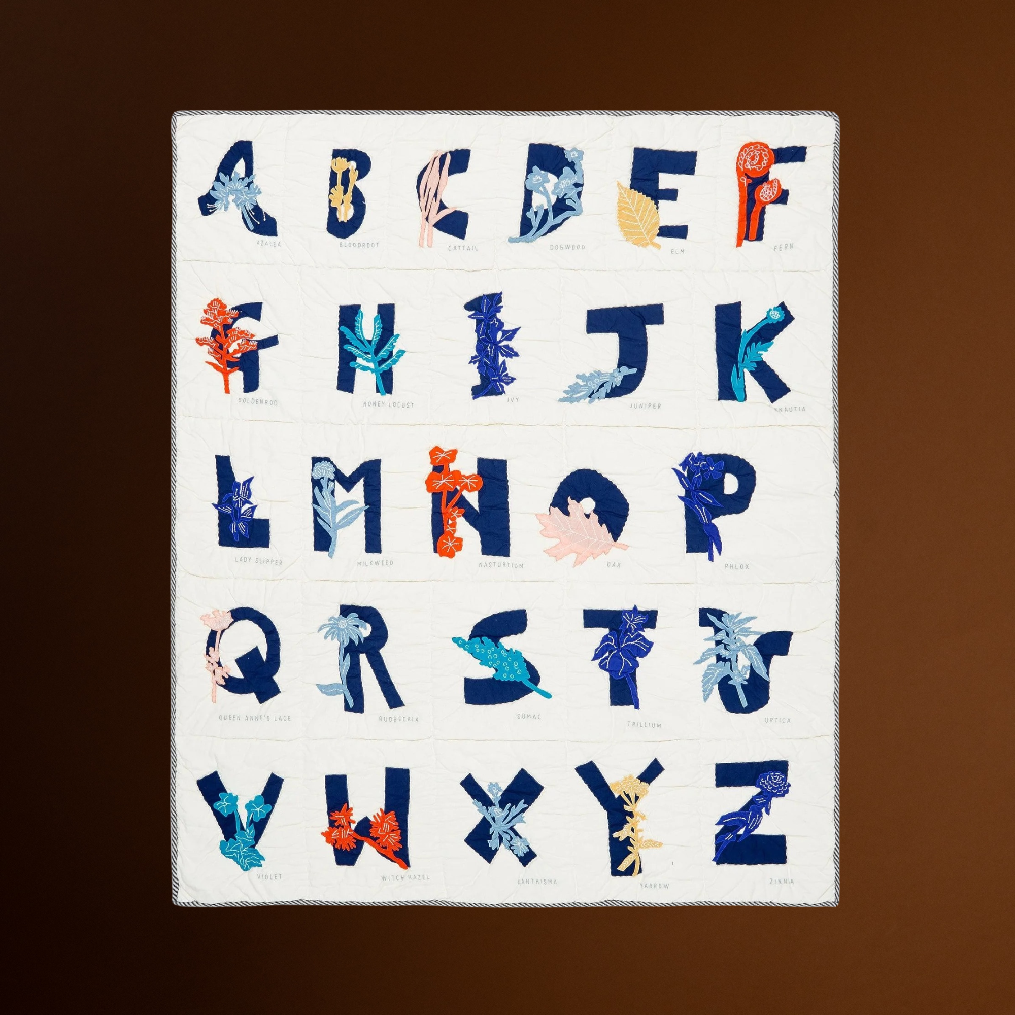 Coral&Tusk アルファベットキルト alphabet quilt Alphabet Quilt | Coral & Tusk