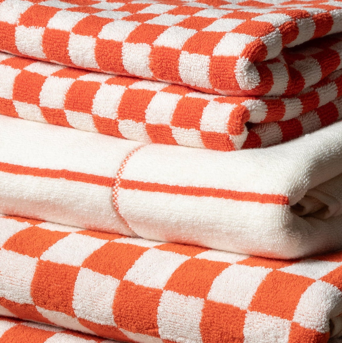Josephine Hand Towel in Paloma Sun & Ecru