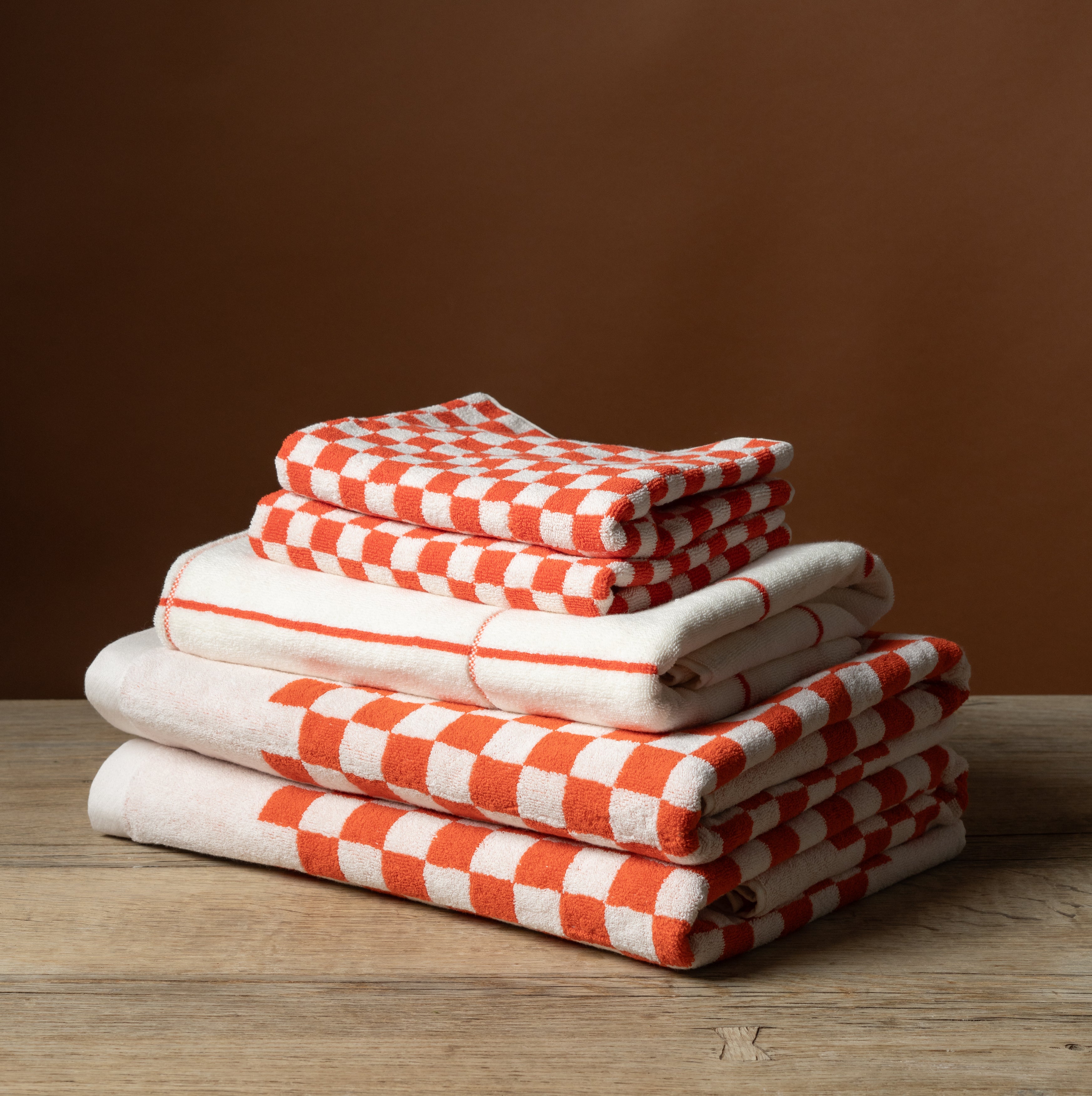 Bethell Bath Towel in Paloma Sun & Ecru