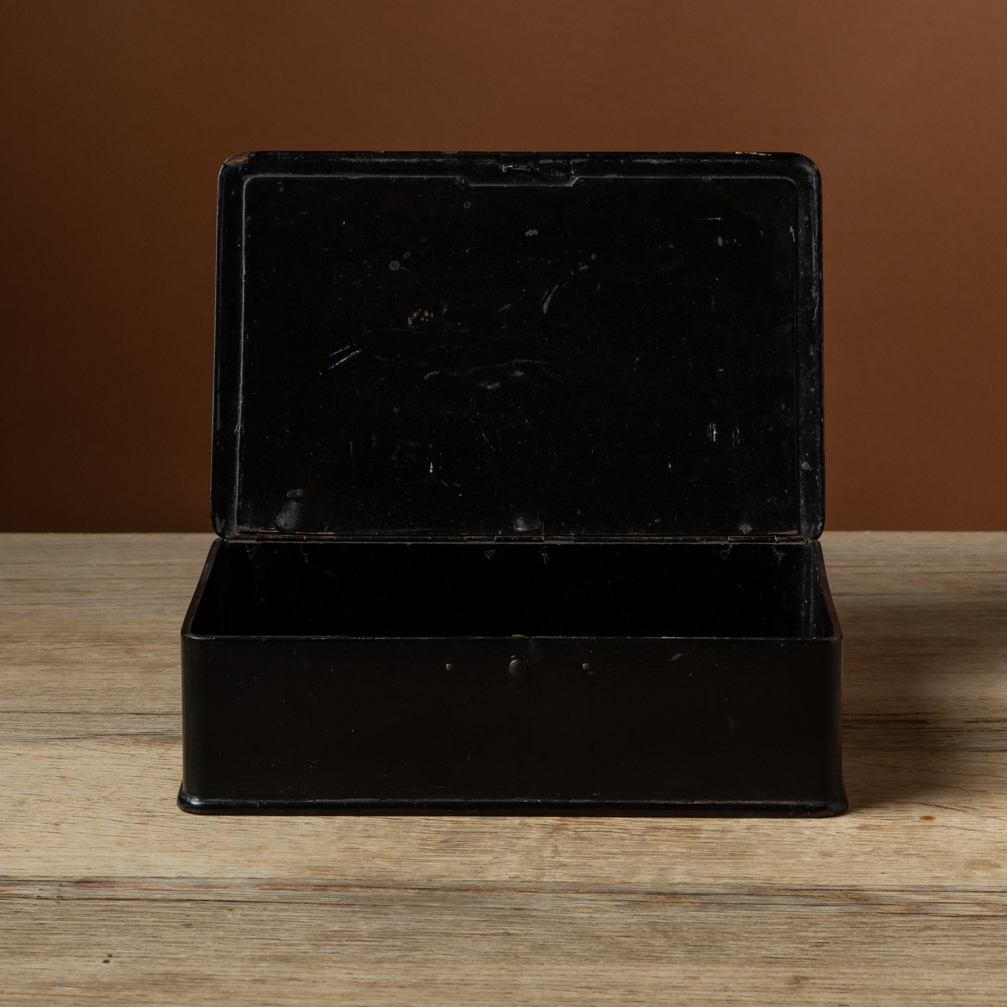 Meiji Period Japanese Black Lacquer Box