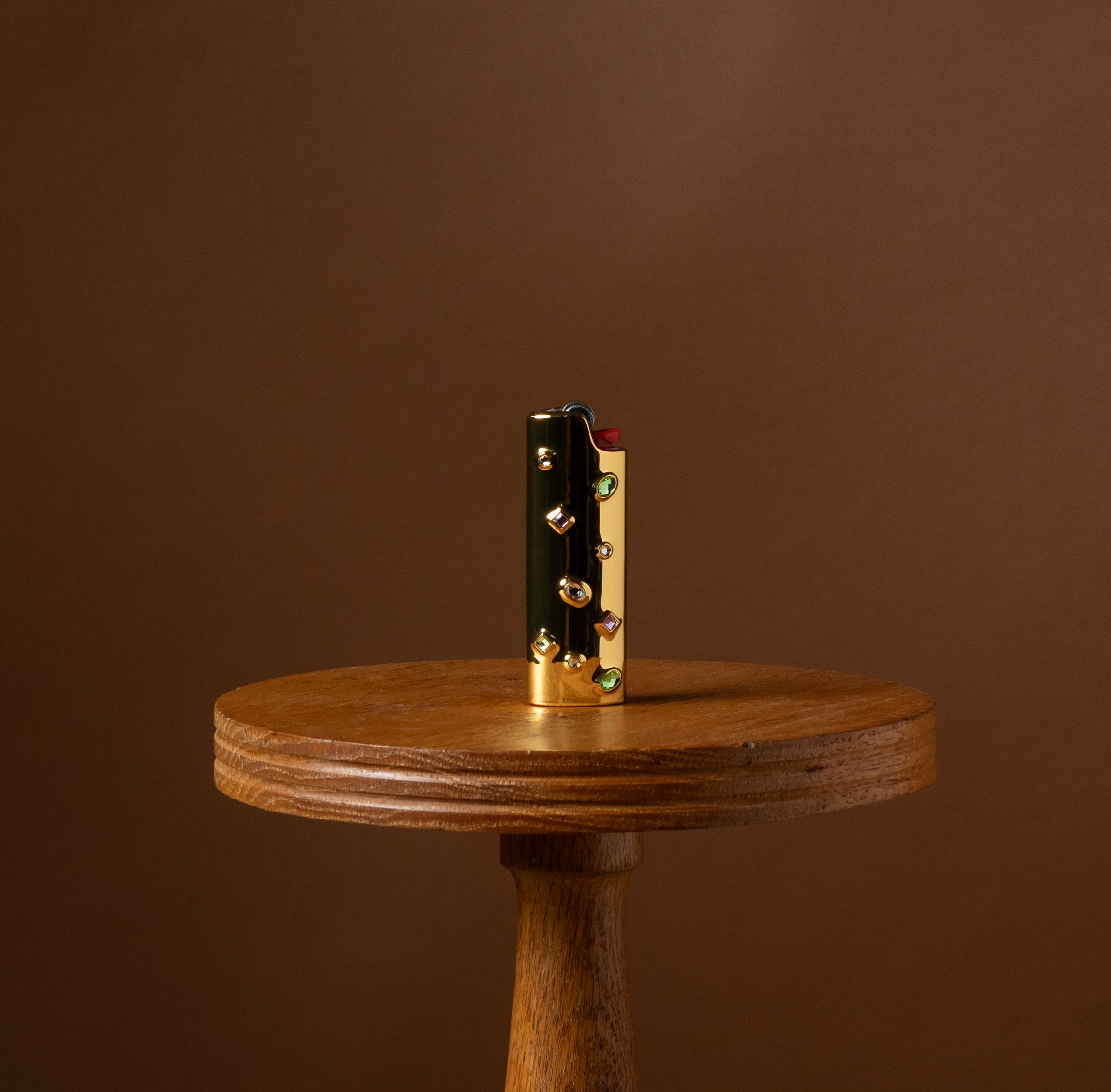 Lilac Gold Little Gems Lighter Case