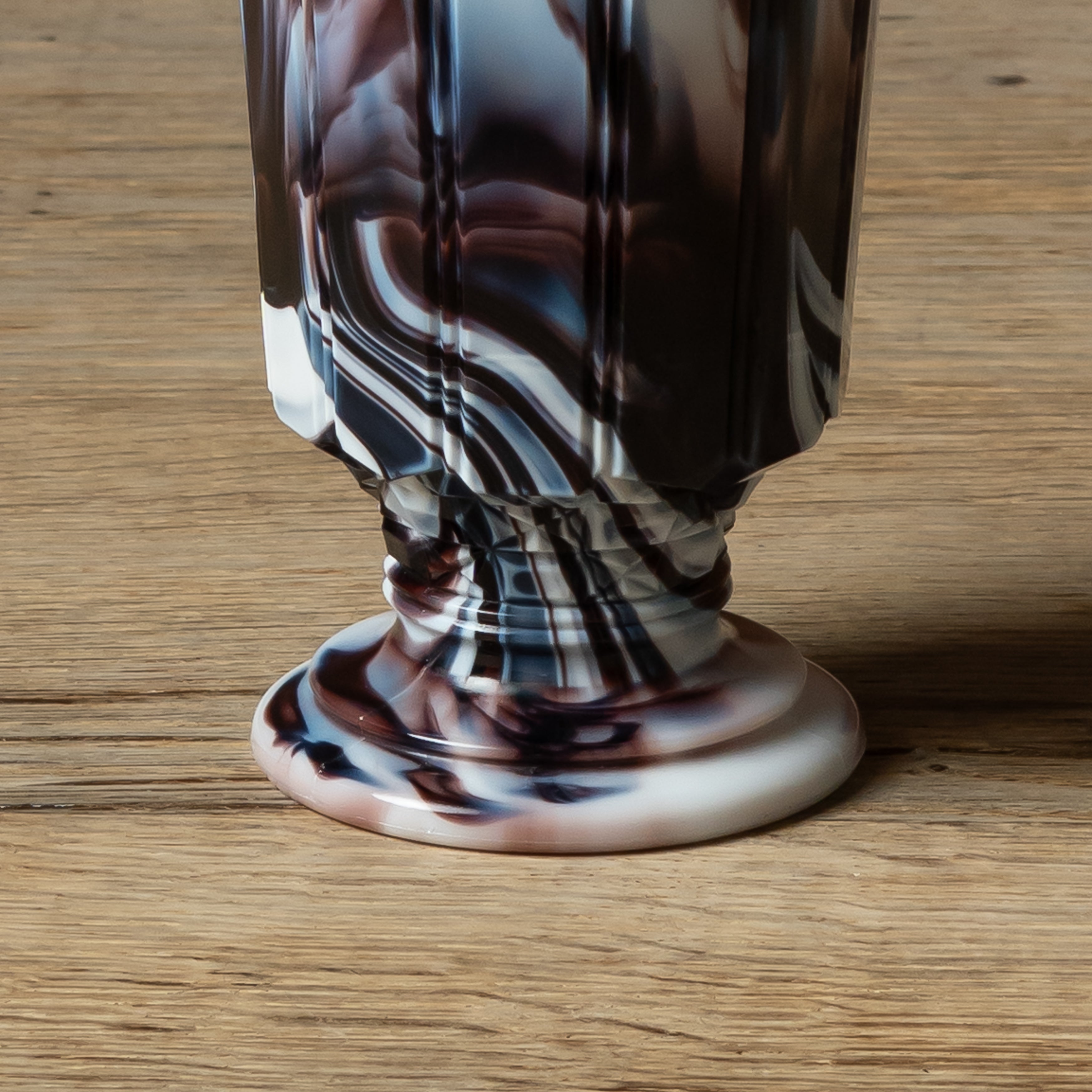 Purple Slag Glass Vase No. 2