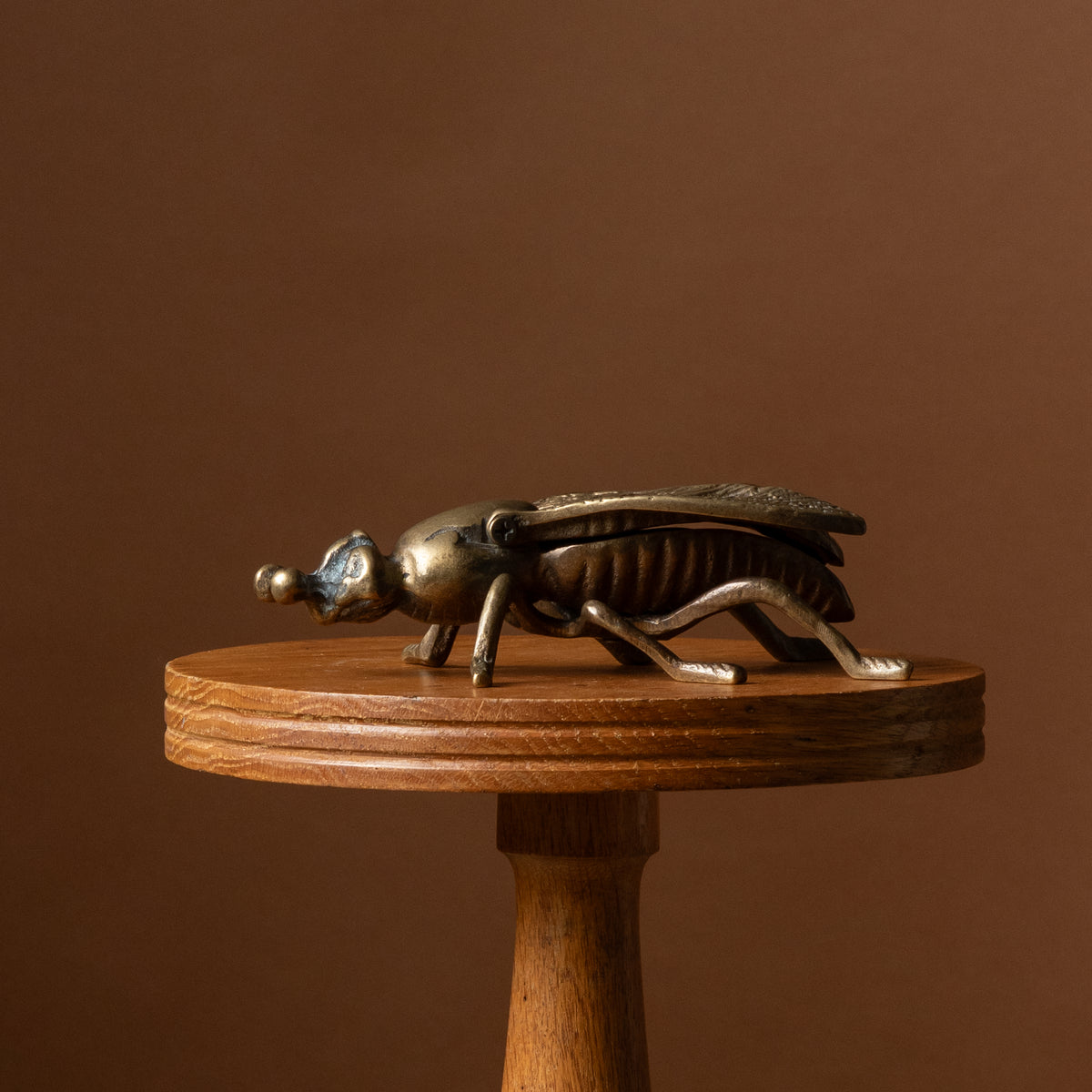 Brass Fly Ashtray Trinket Box Hinged No. 1