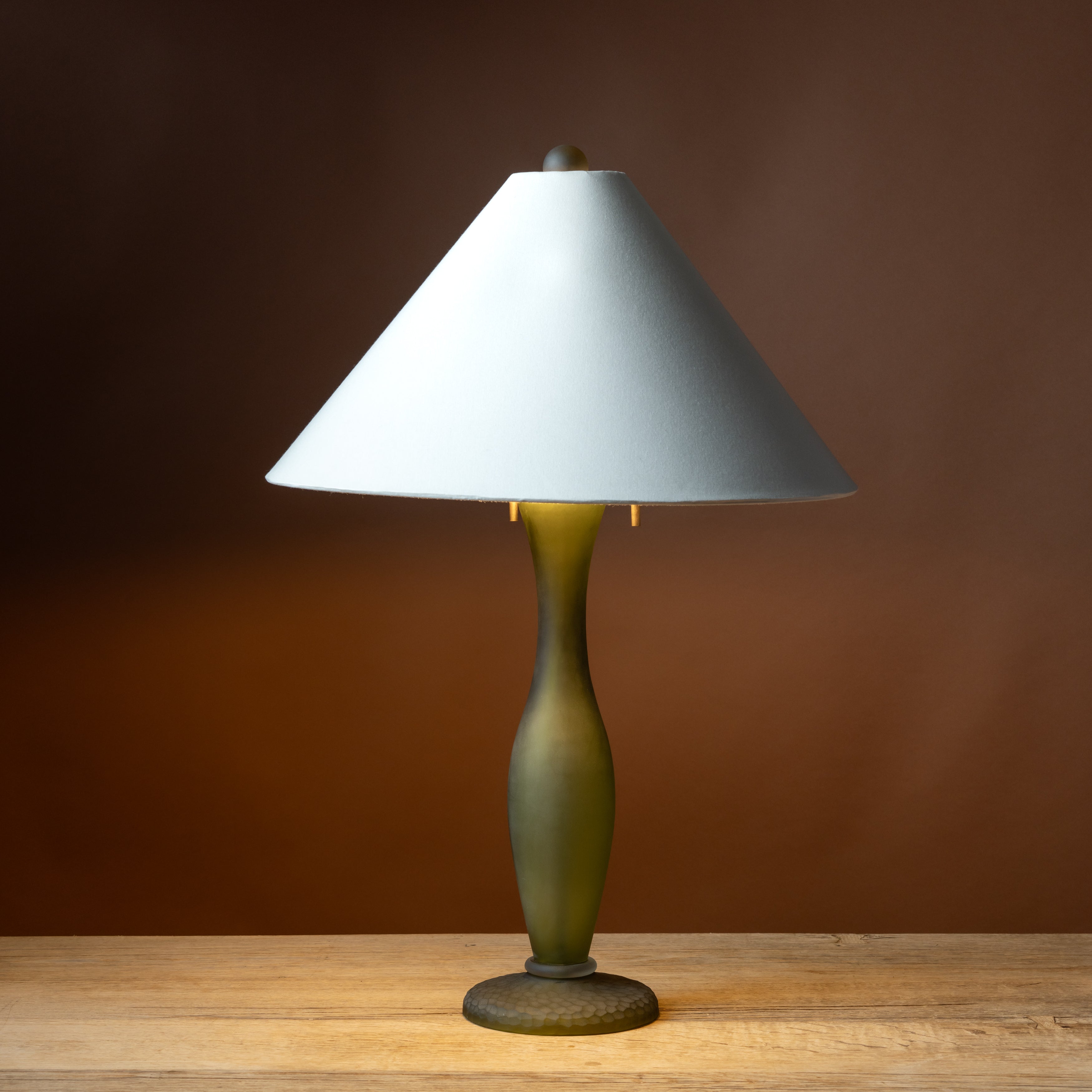 Pair of Donghia Murano Glass Table Lamps c. 1990s