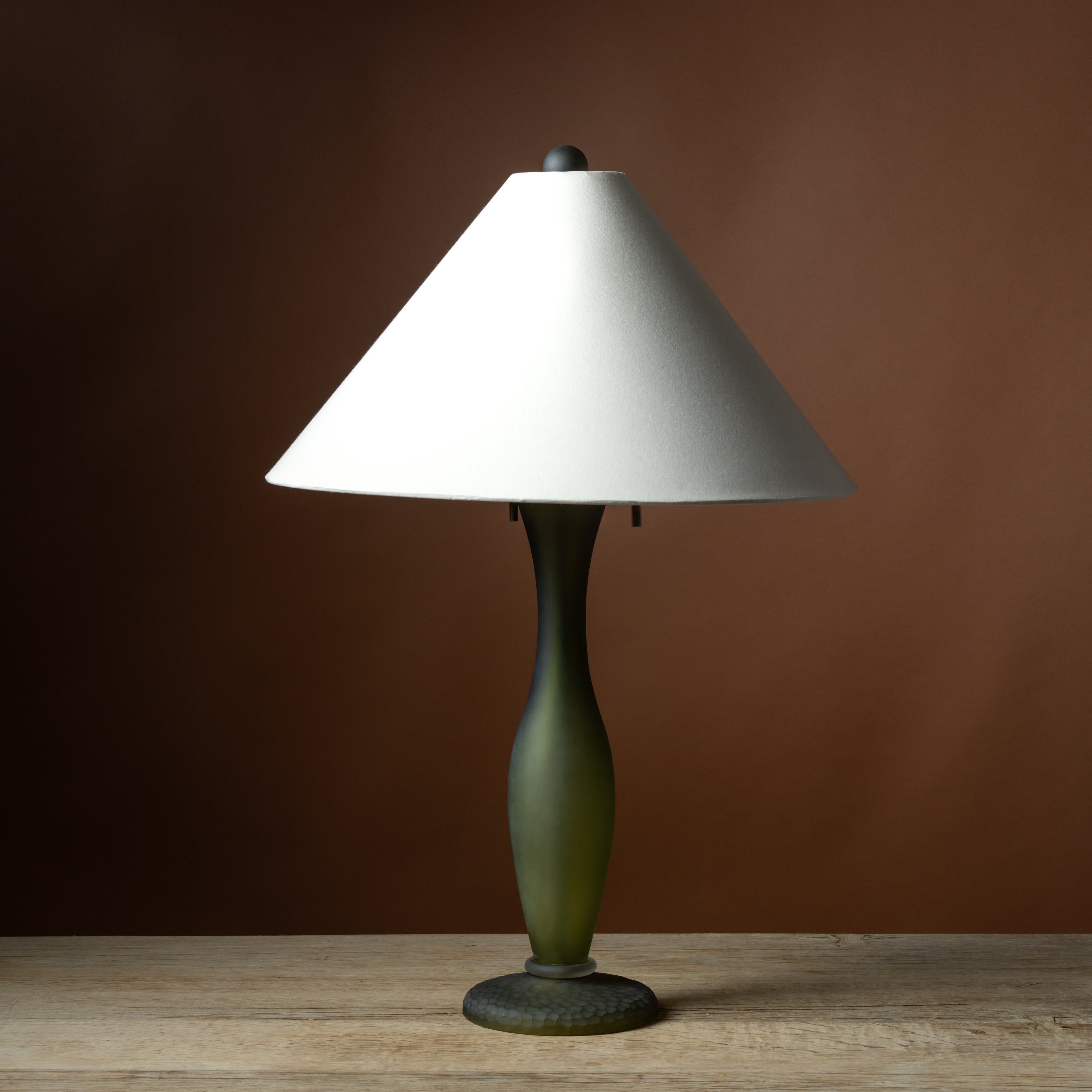 Pair of Donghia Murano Glass Table Lamps c. 1990s