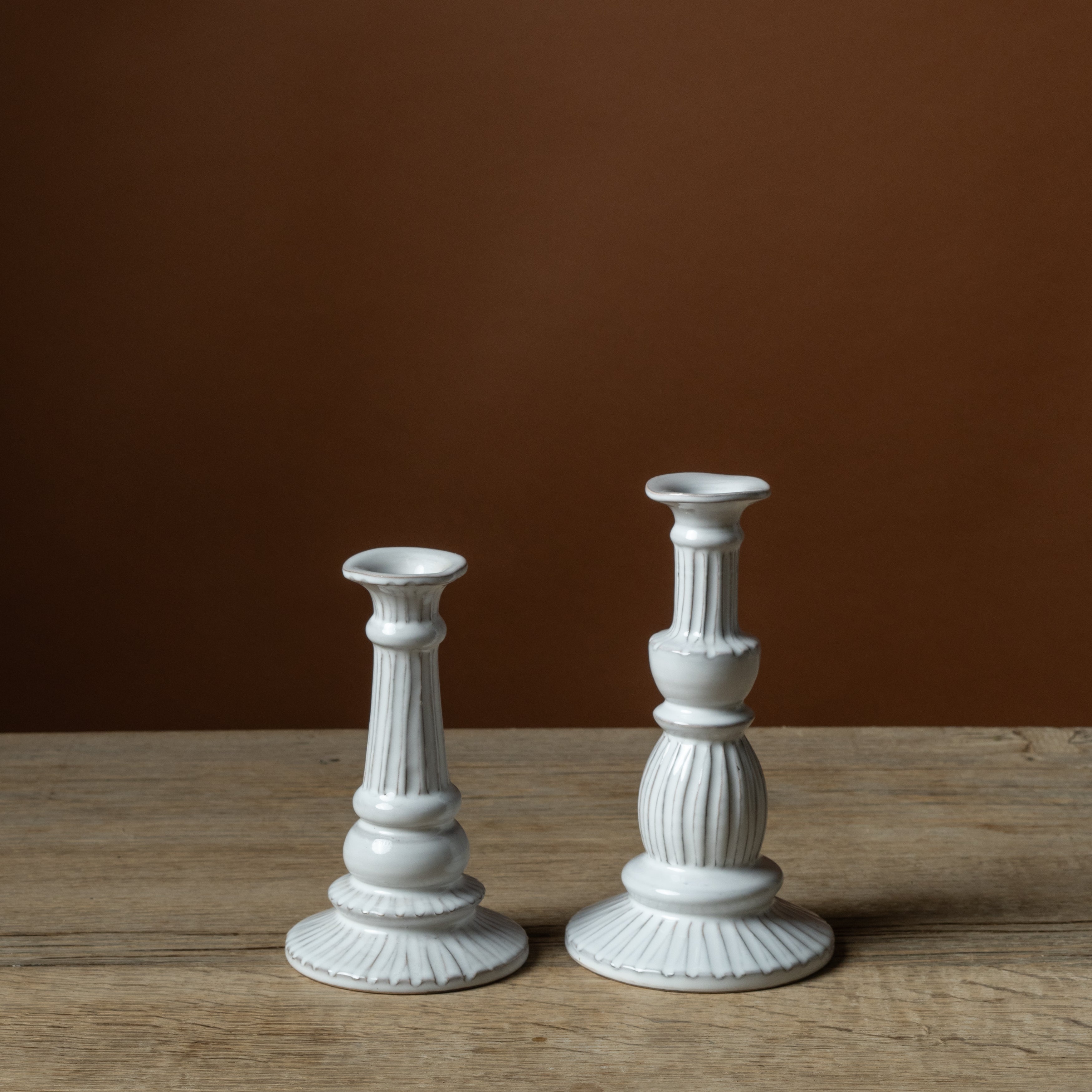 Radi Fluted One-Tier Candleholder