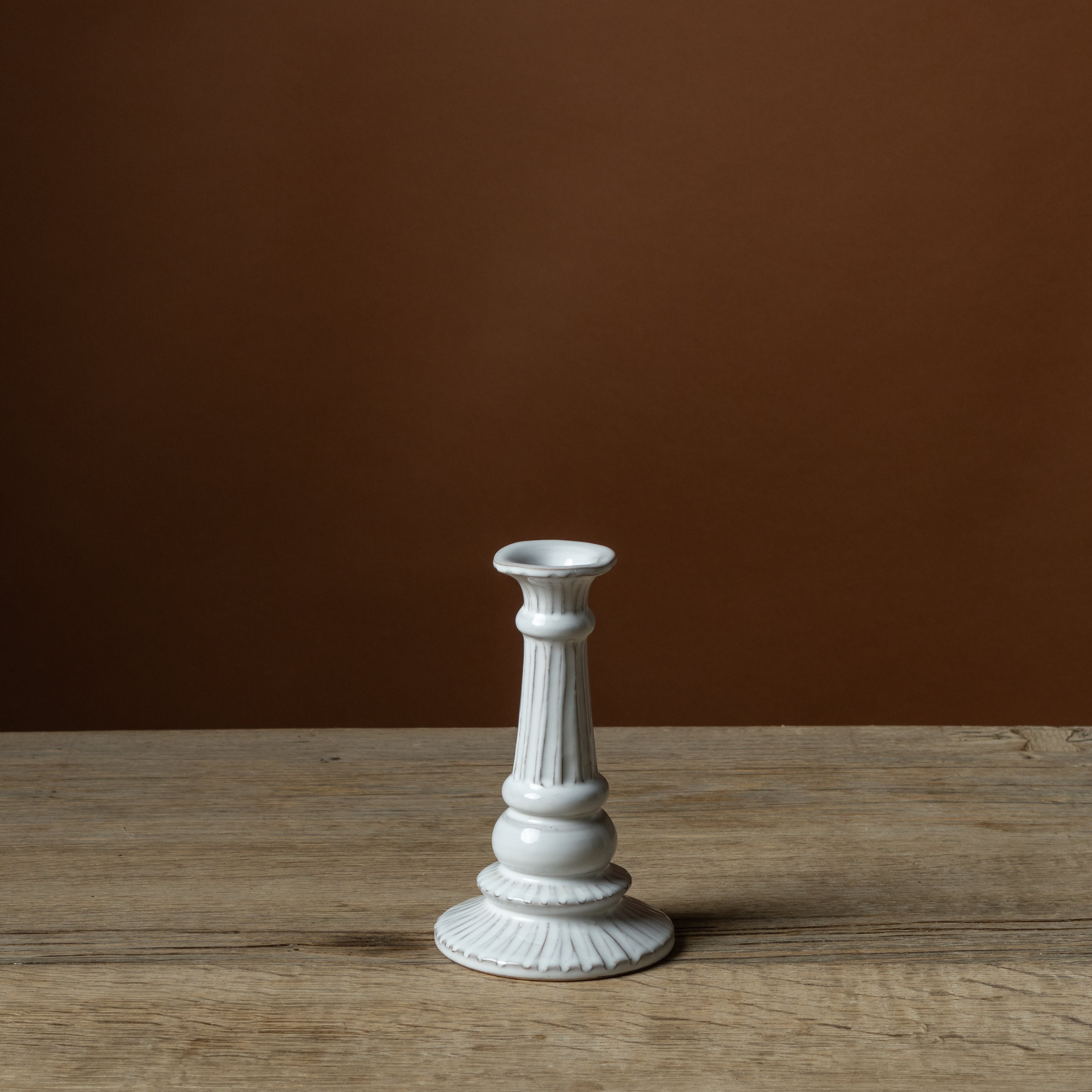Radi Fluted Two-Tier Candleholder