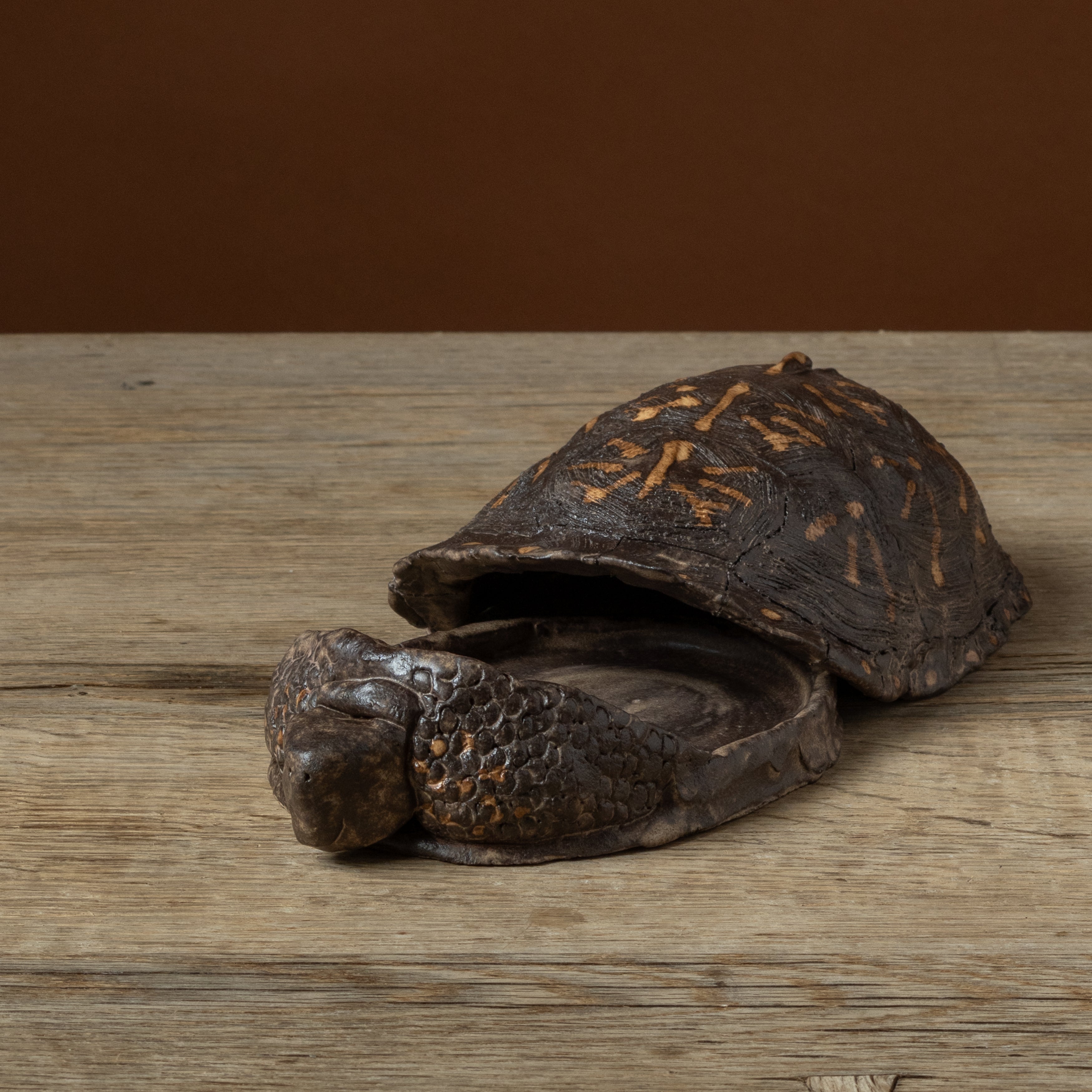 Box Turtle Butter Dish