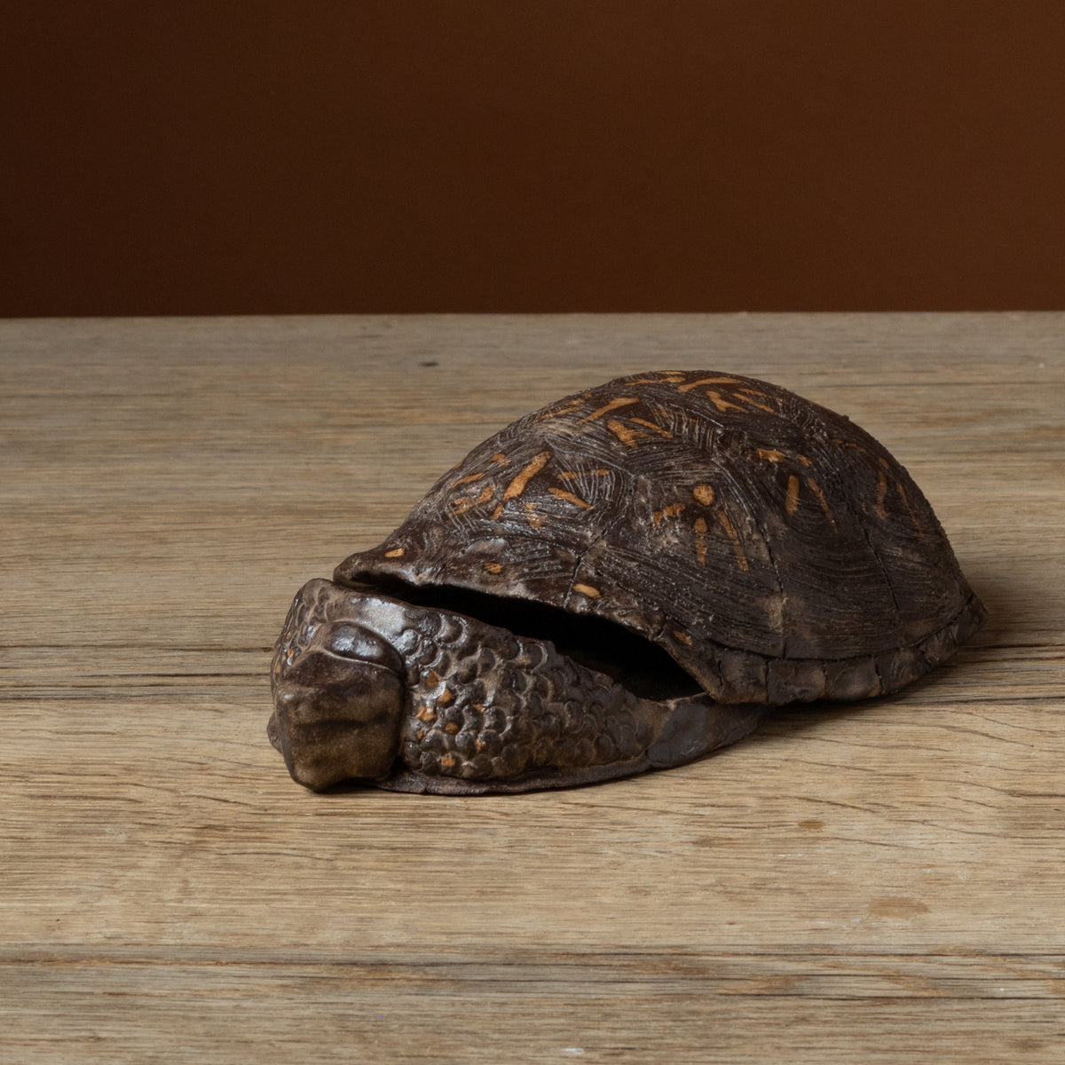 Box Turtle Butter Dish