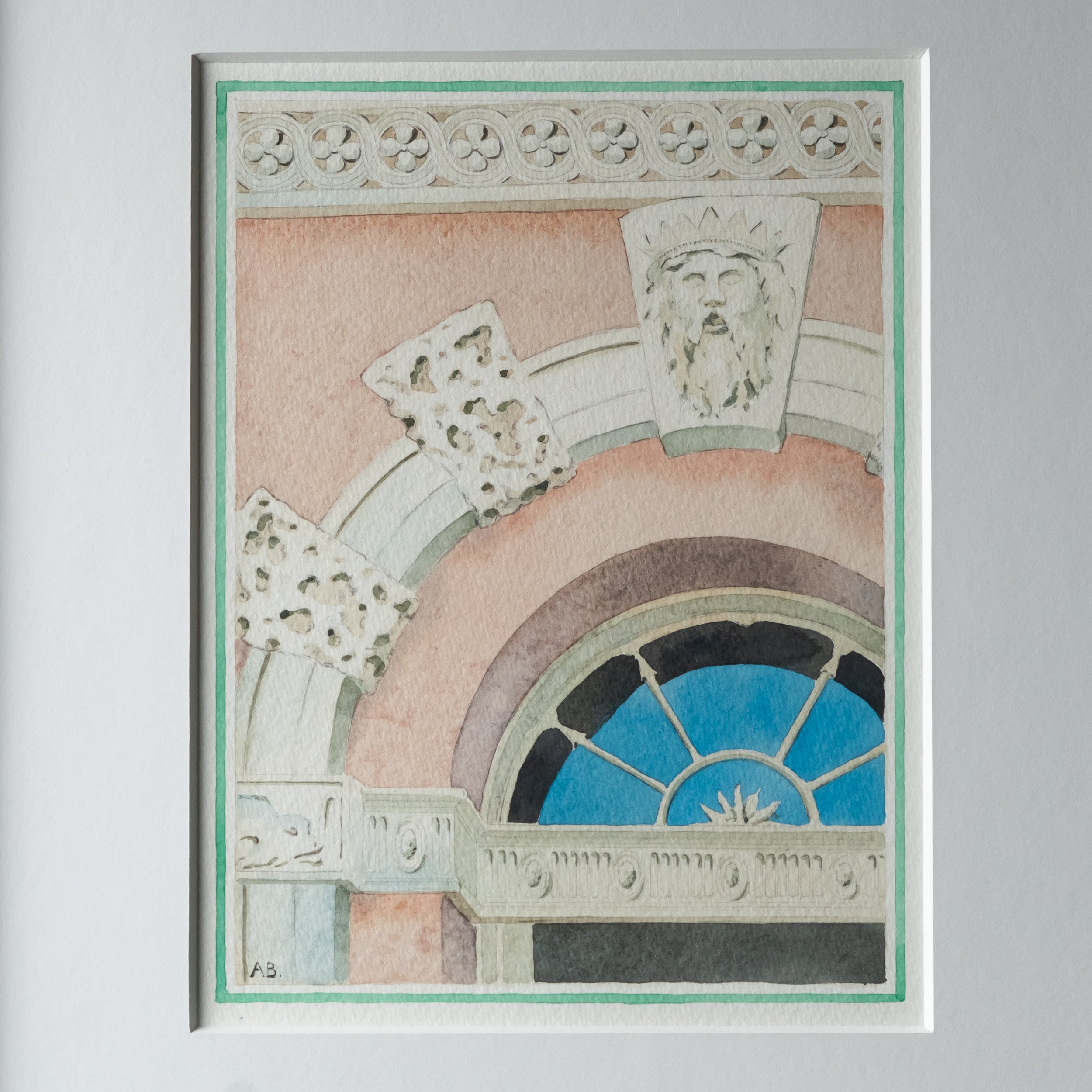 Front Door of Belmont House by Aldous Bertram