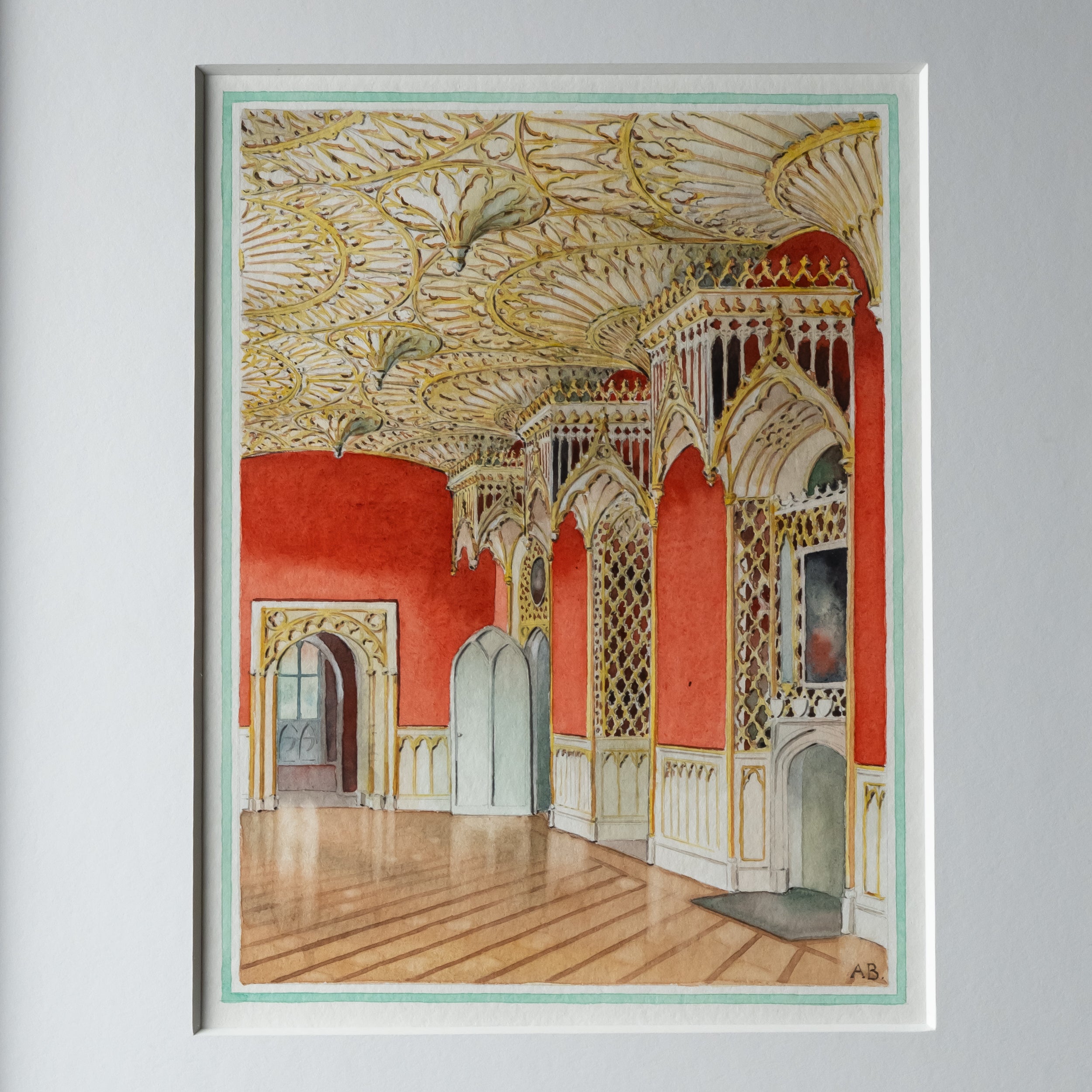 Gallery at Strawberry Hill by Aldous Bertram
