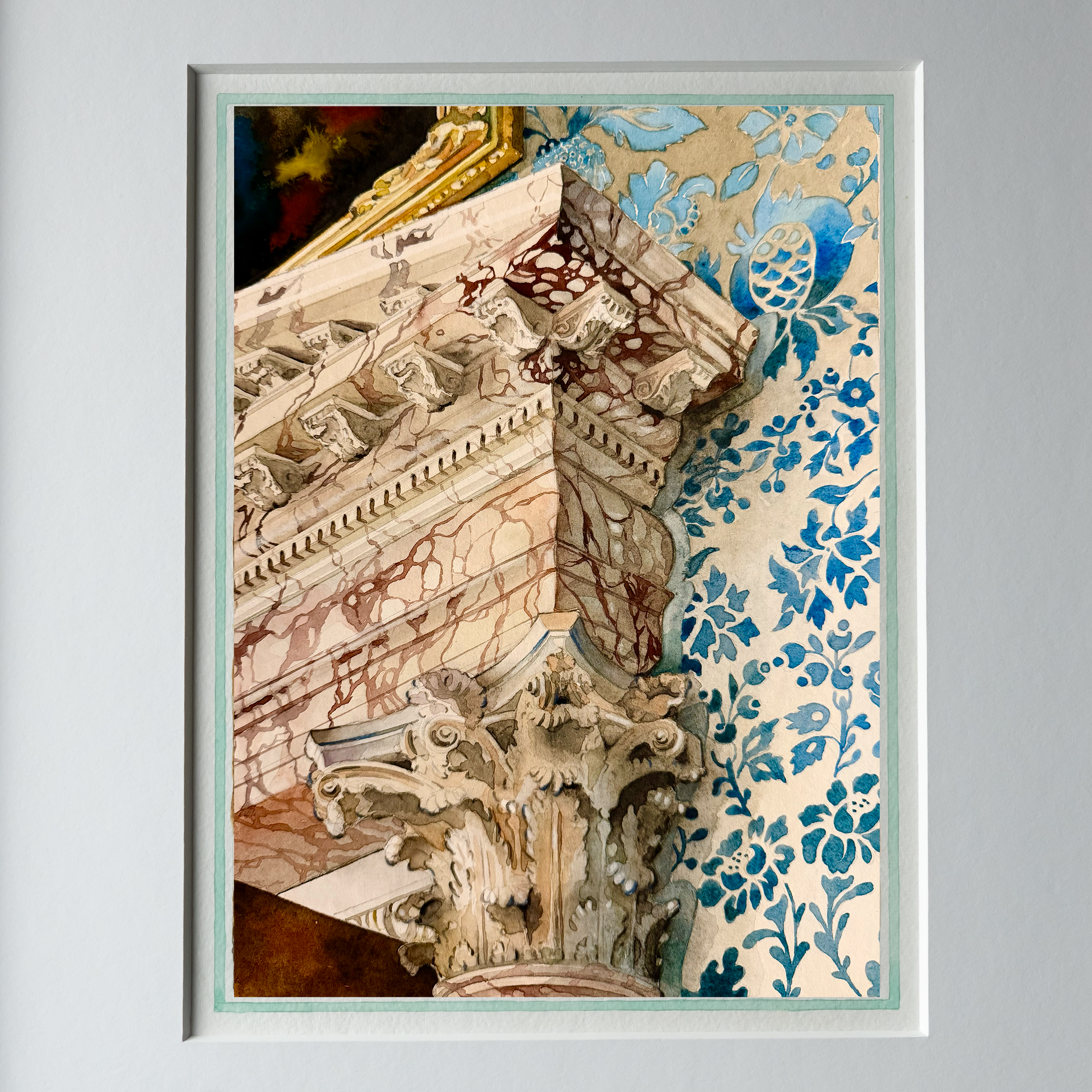 Doorcase at Kedleston Hall by Aldous Bertram