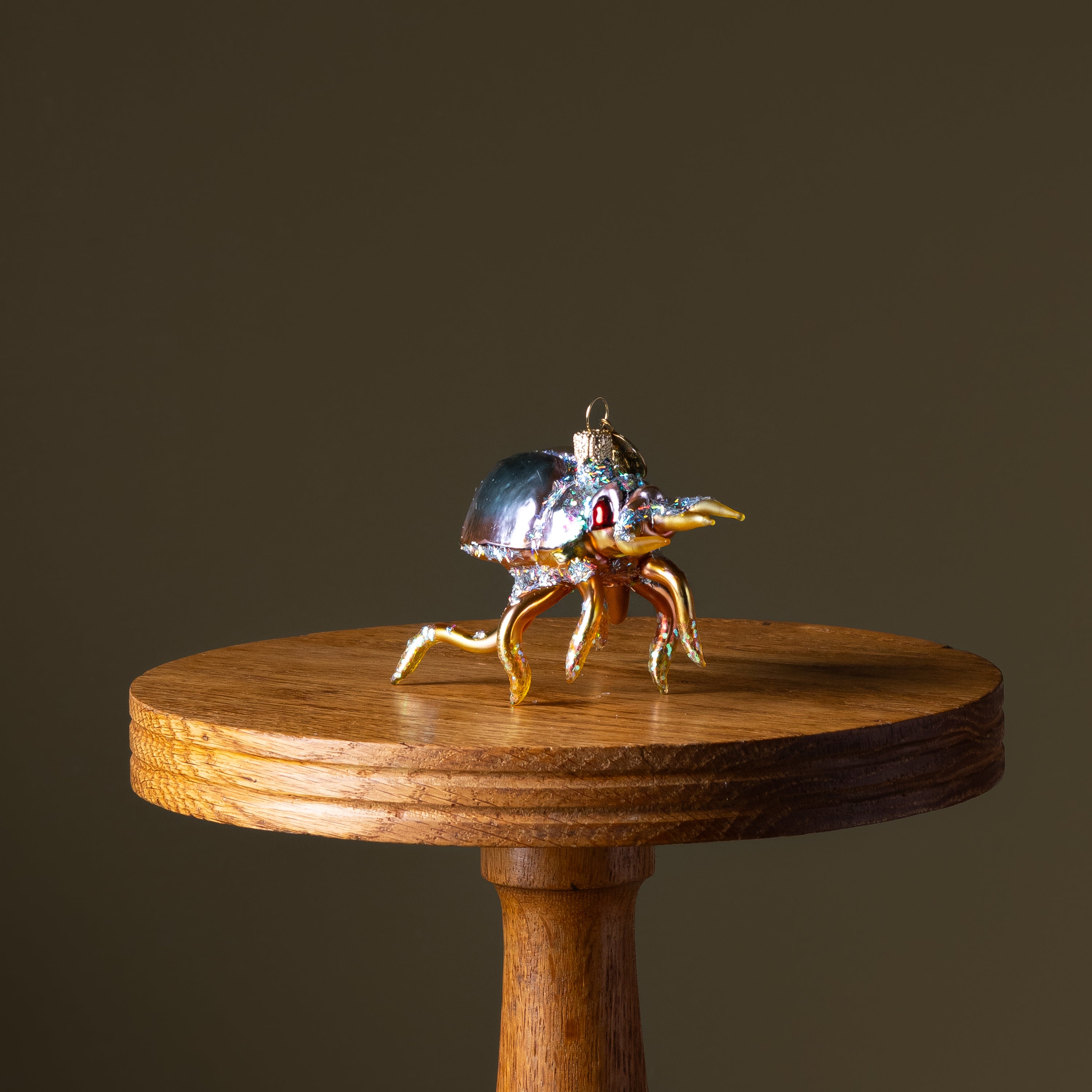 Beetle Bug Glass Ornament