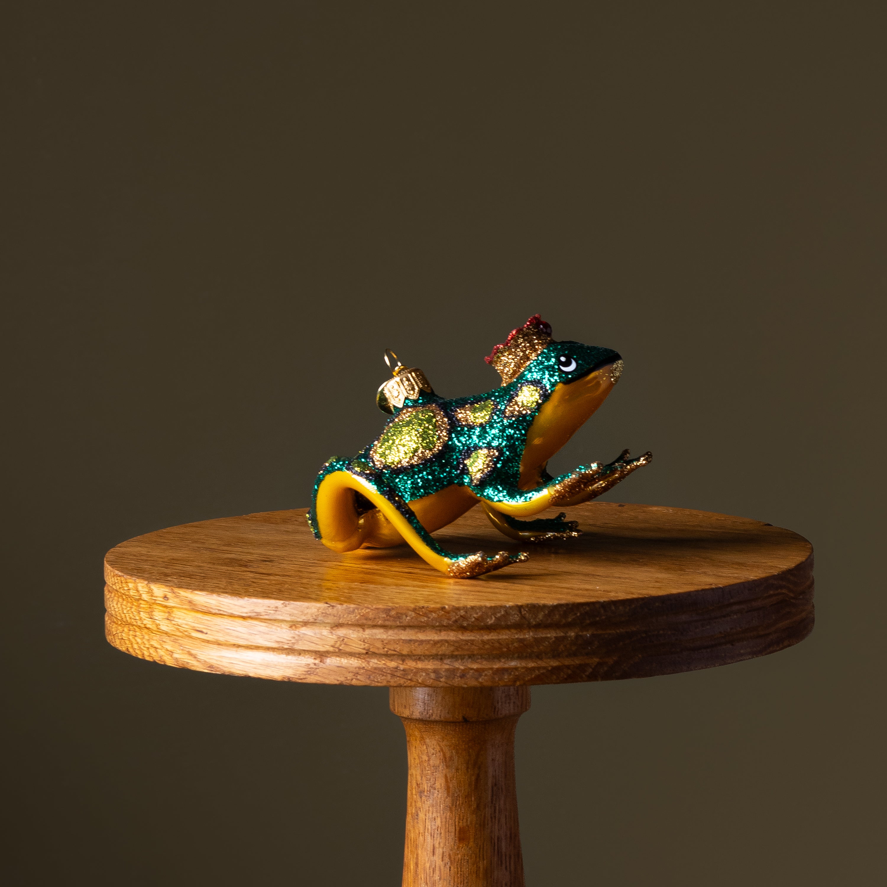 Toad Prince Glass Ornament