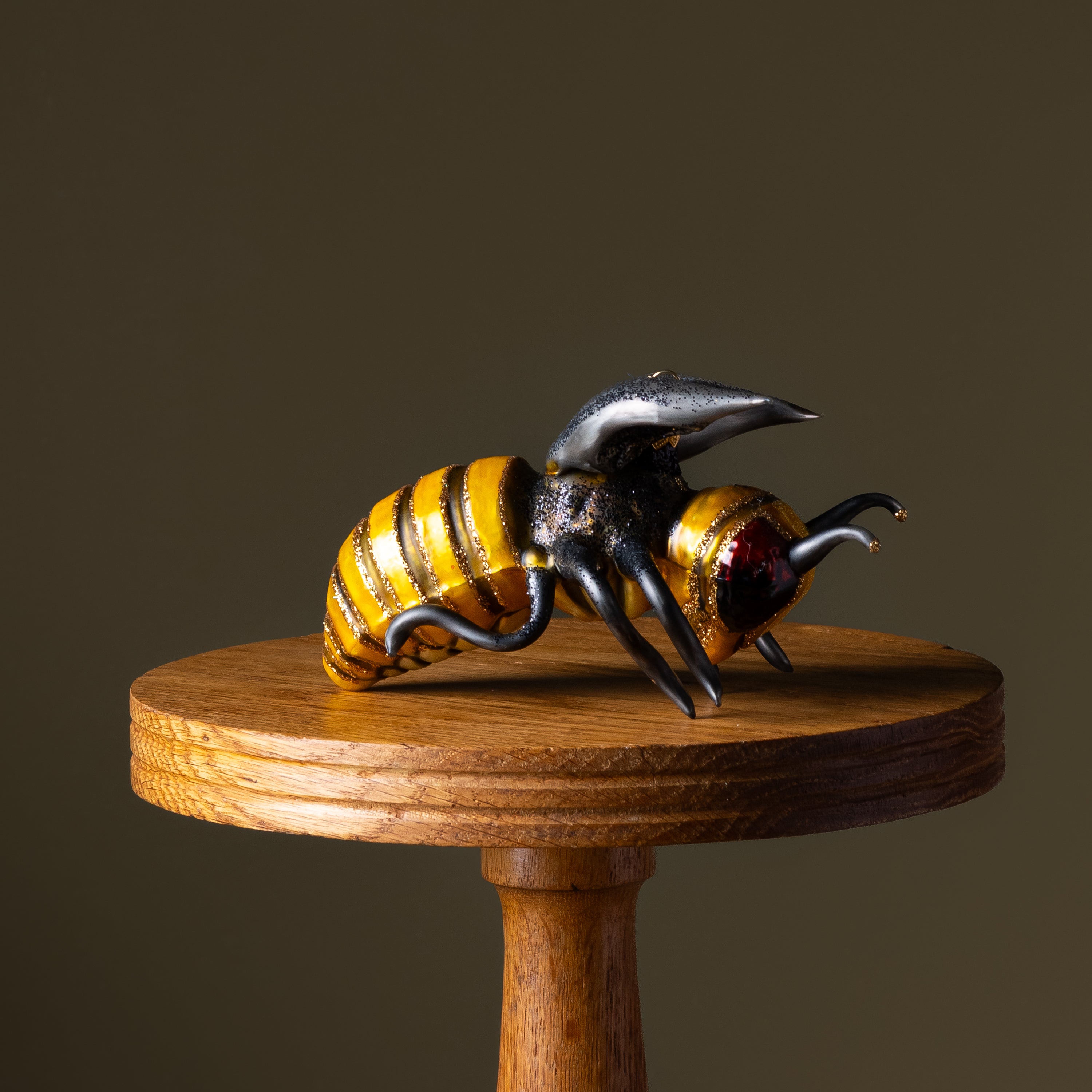 Large Wasp Glass Ornament