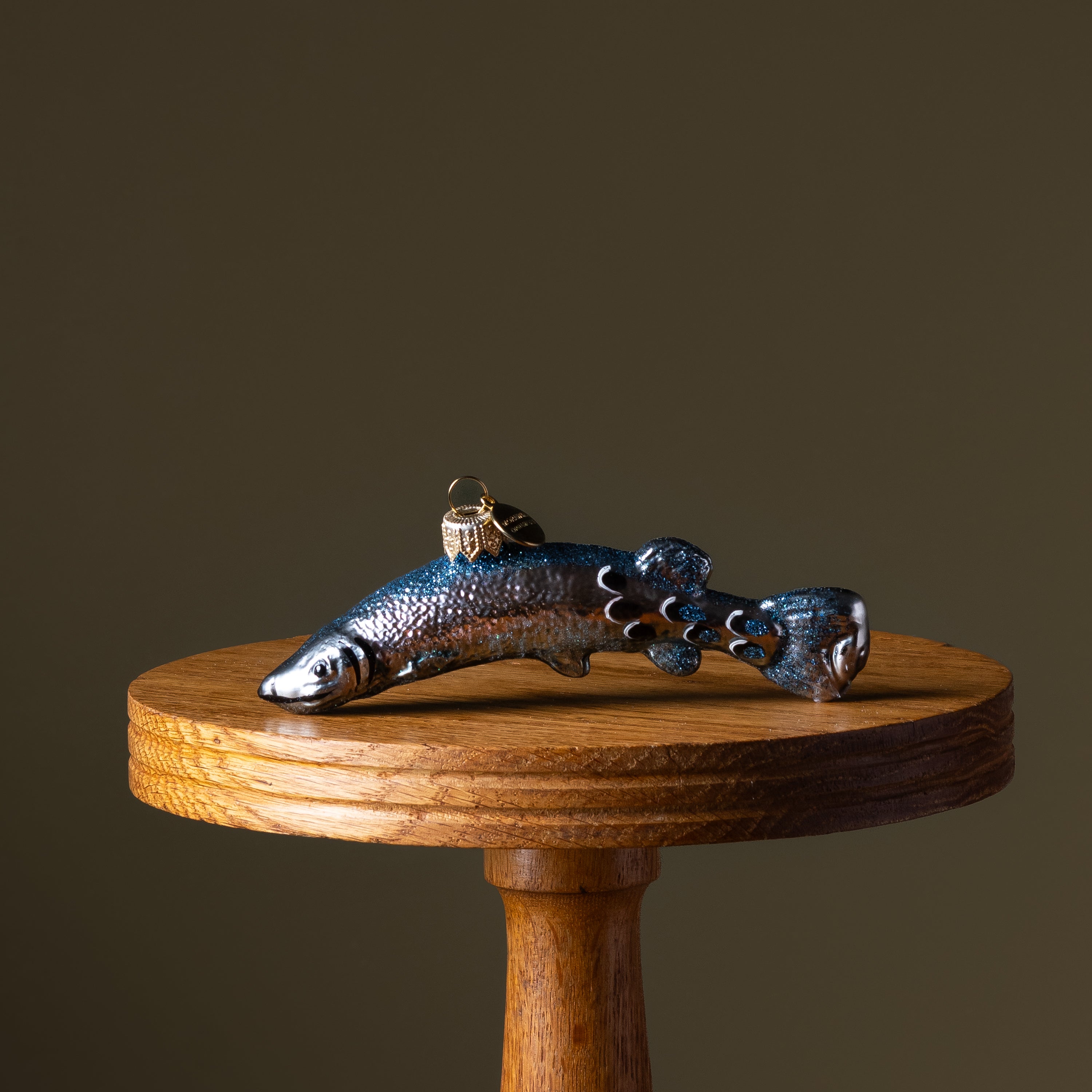 Pike Fish Glass Ornament