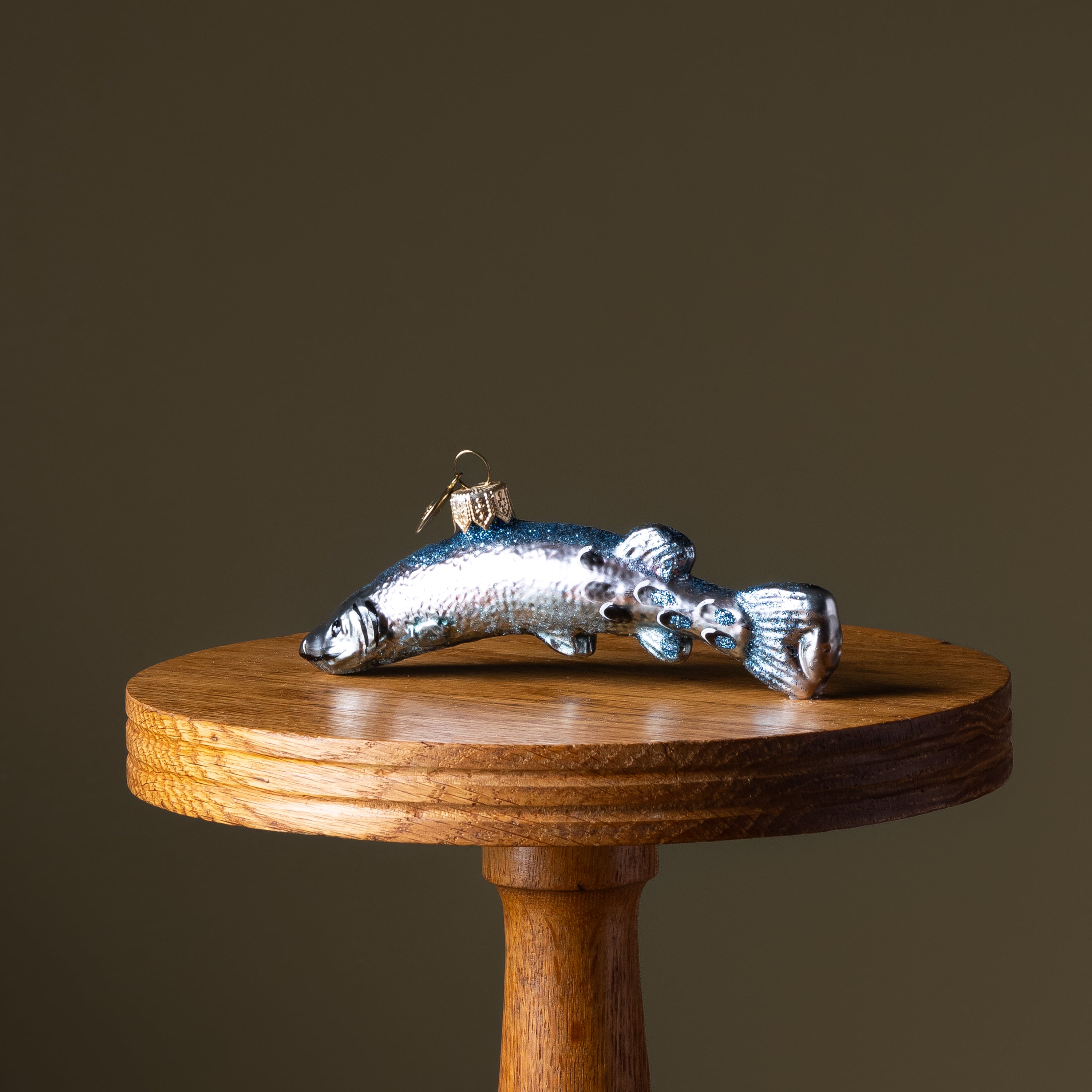 Pike Fish Glass Ornament