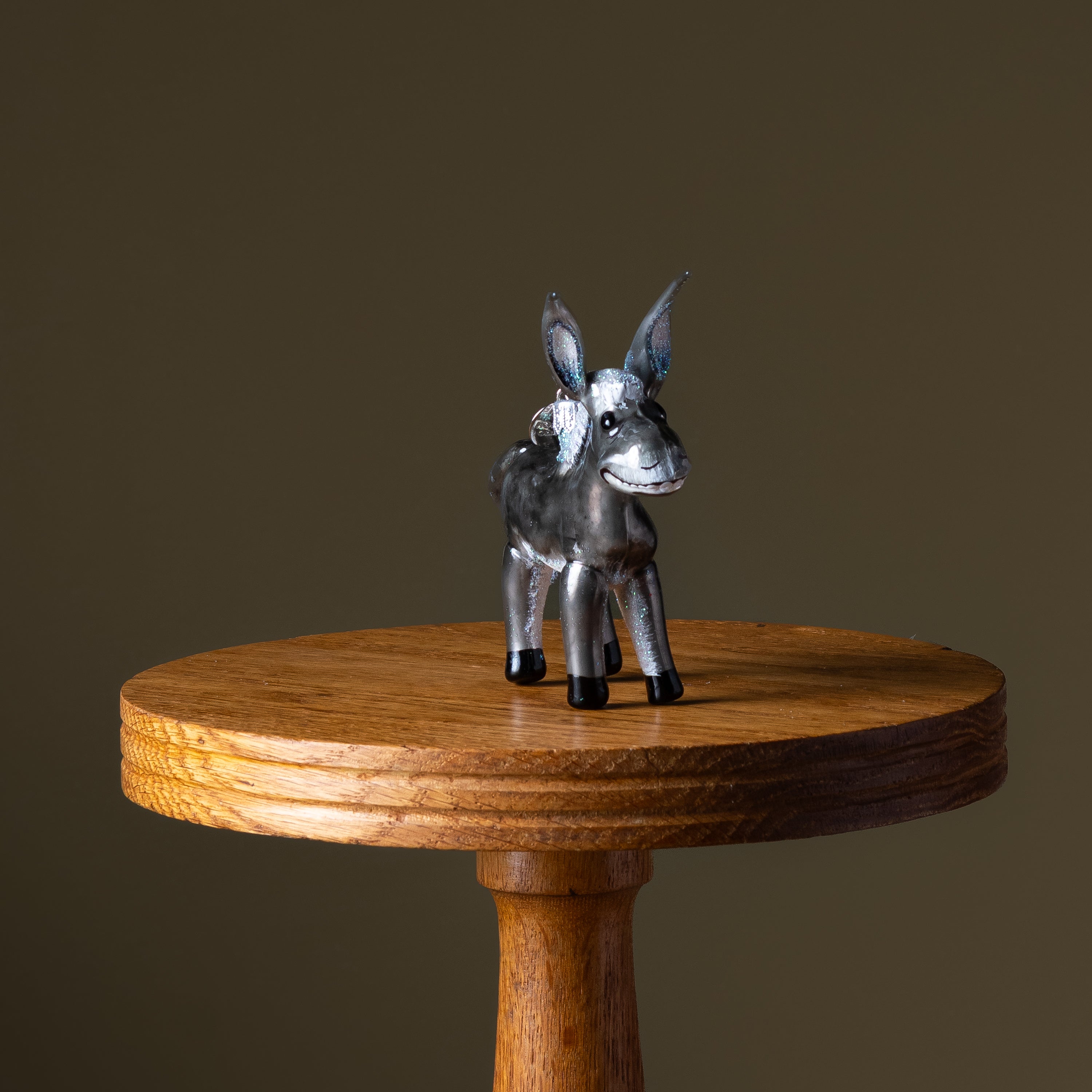 Donkey Glass Ornament