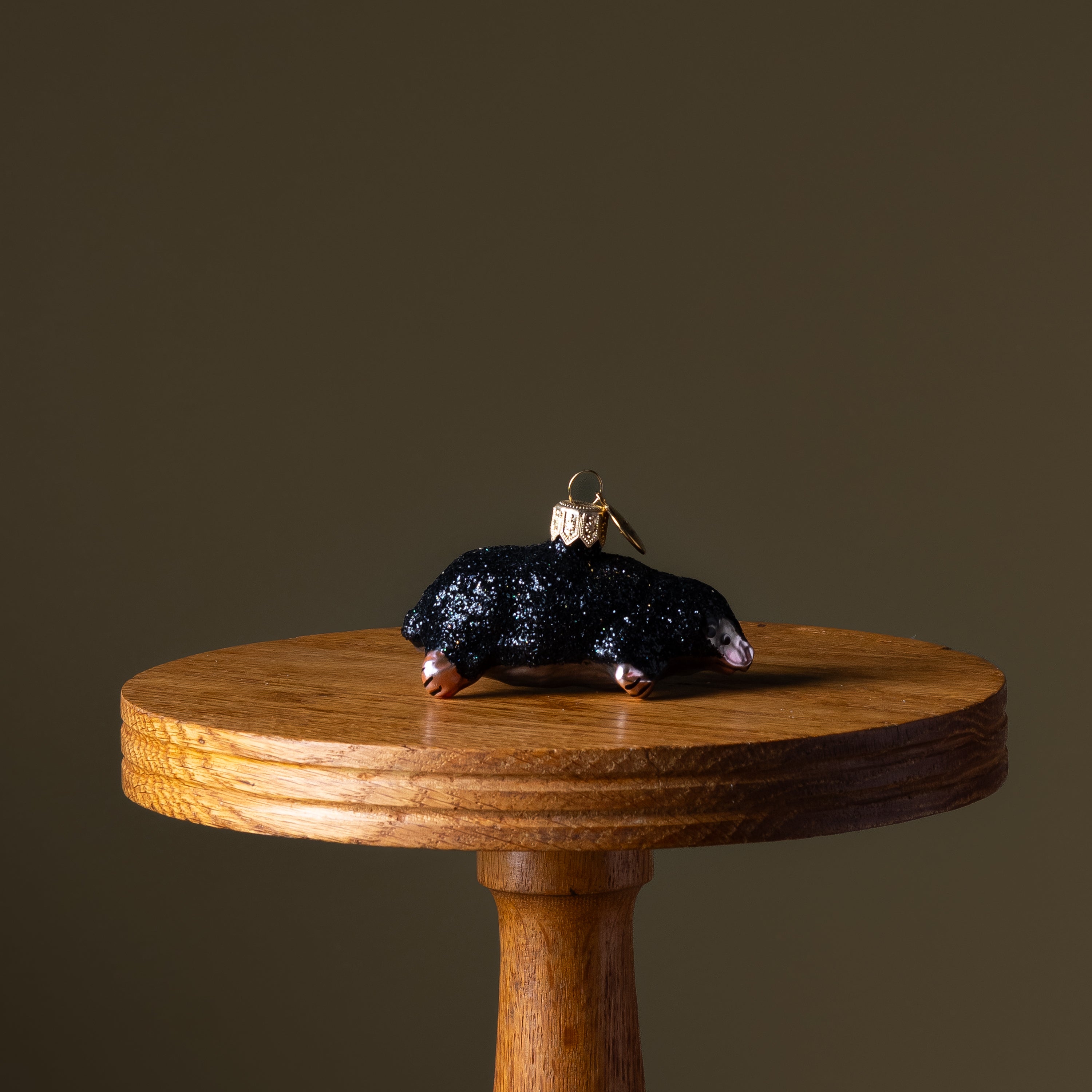 Mole Glass Ornament