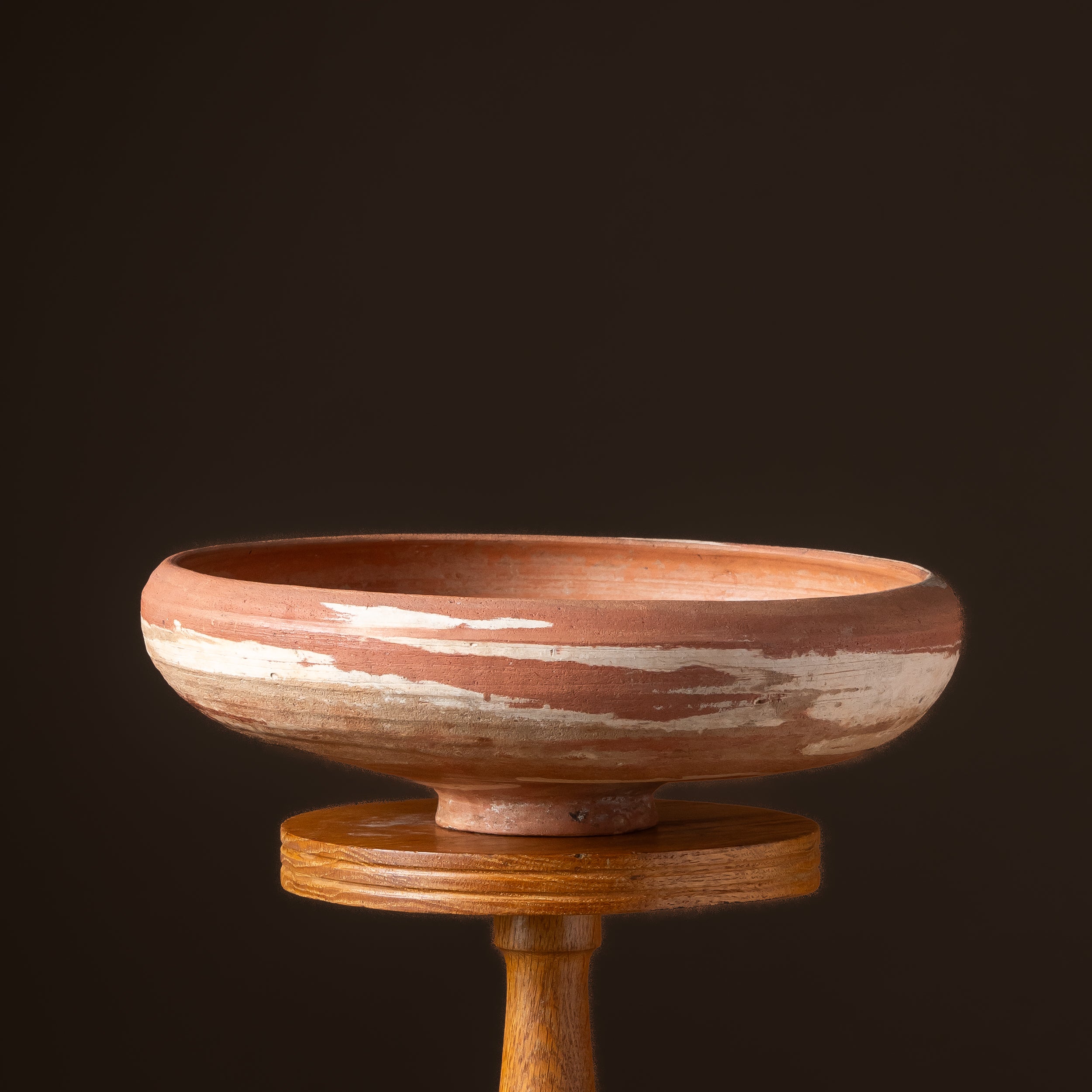 Italian Terra Cotta Swirl Bowl