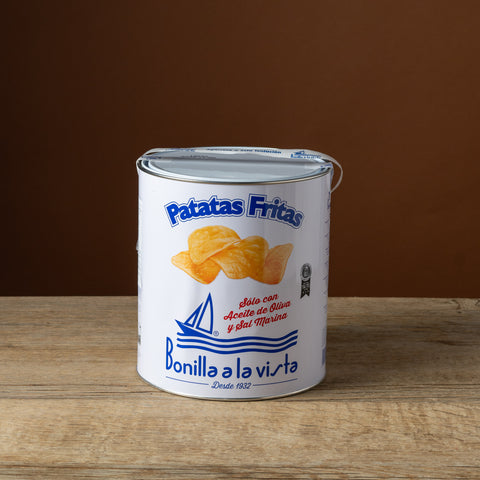 Large Potato Chips Tin