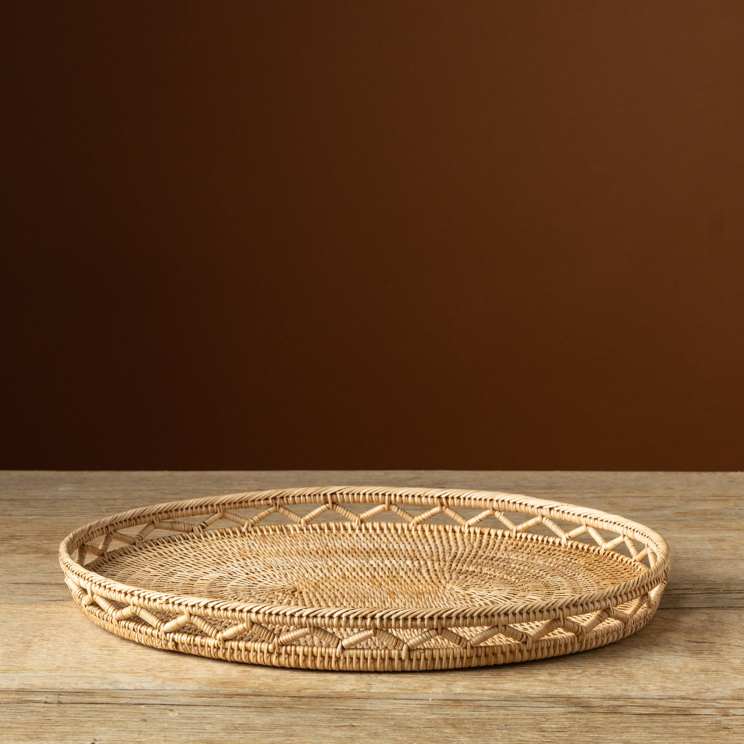 Medium Oval Woven Sabbia Tray