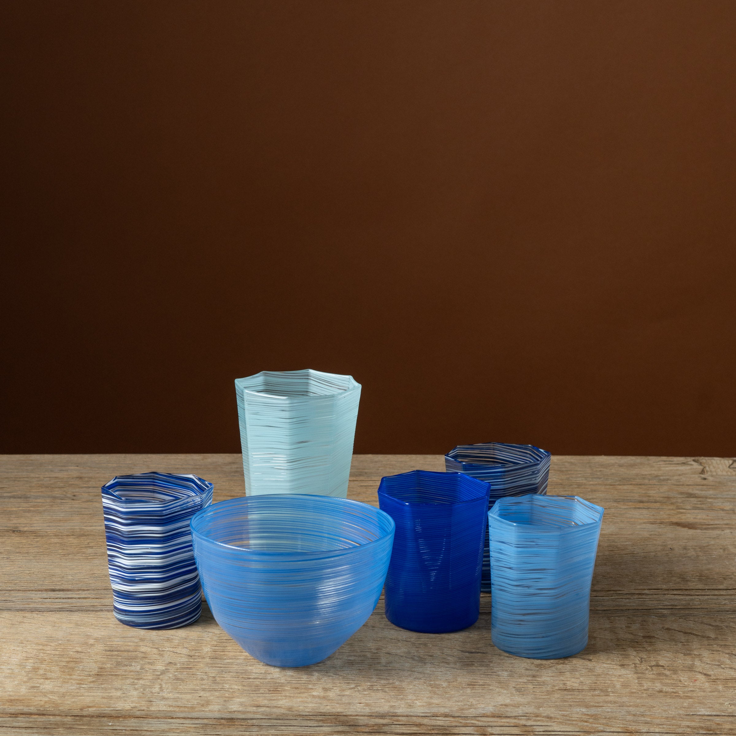 Dutch Blue Glass Bowl