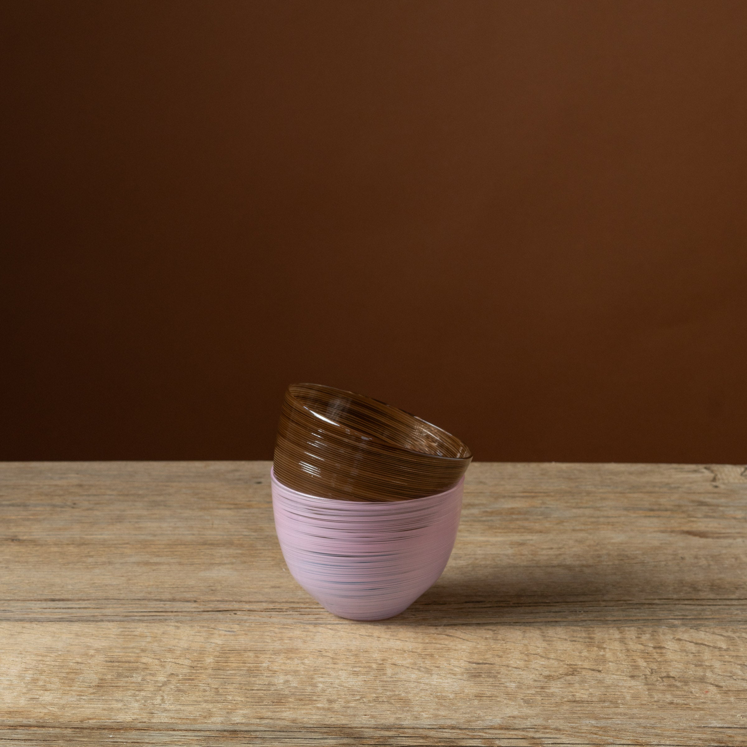 Brown Glass Bowl