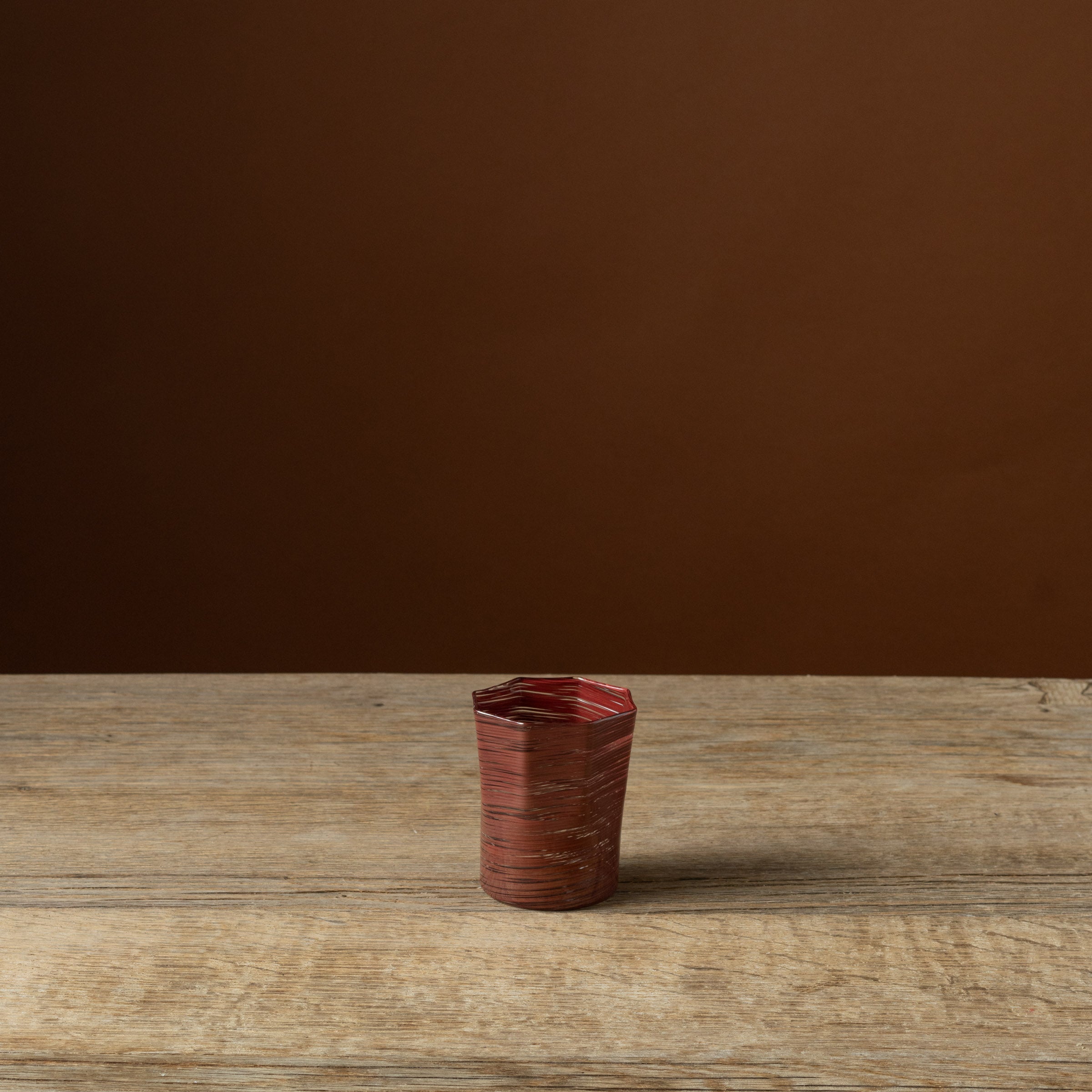 Copper Octagonal Short Glass