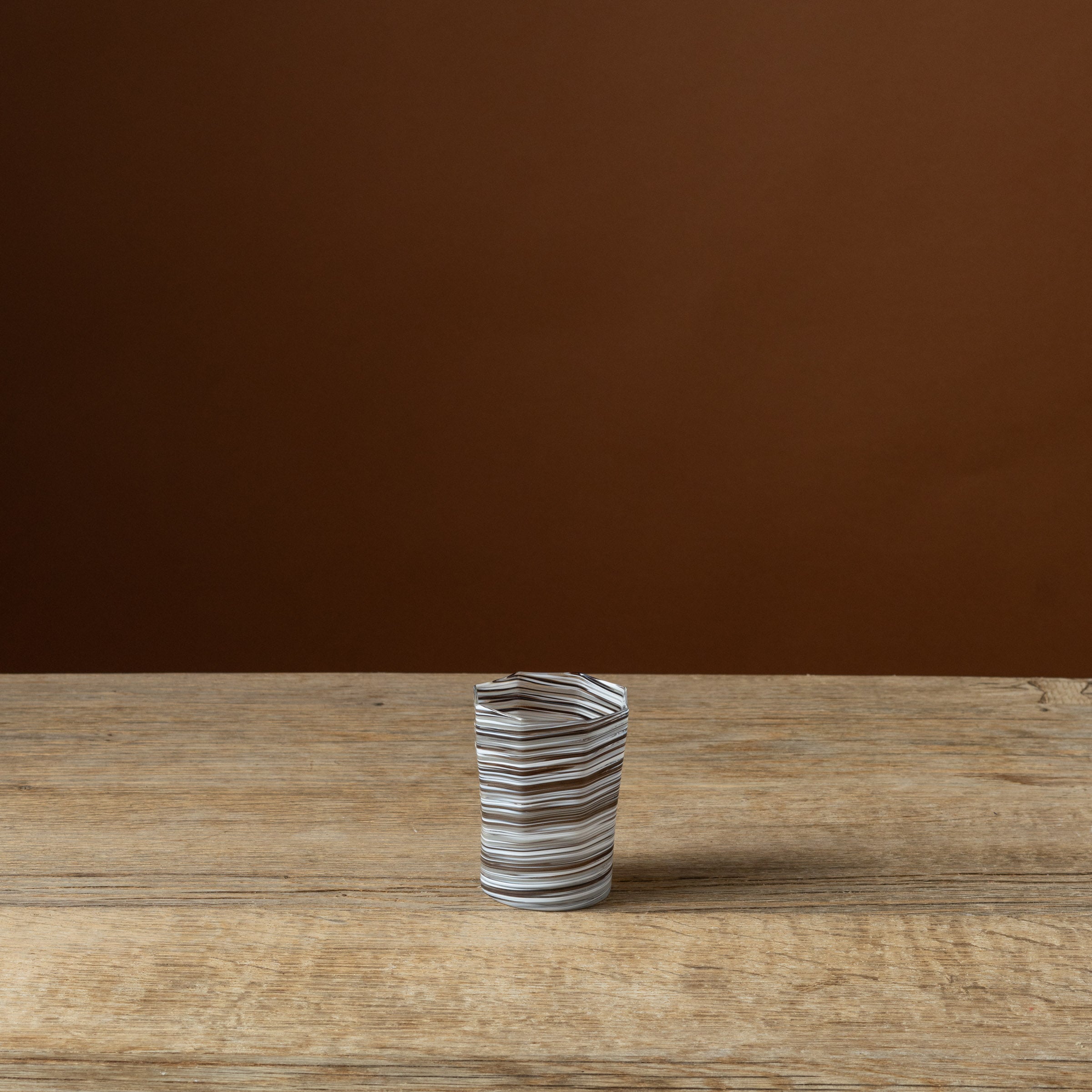 Winter Mix Octagonal Short Glass