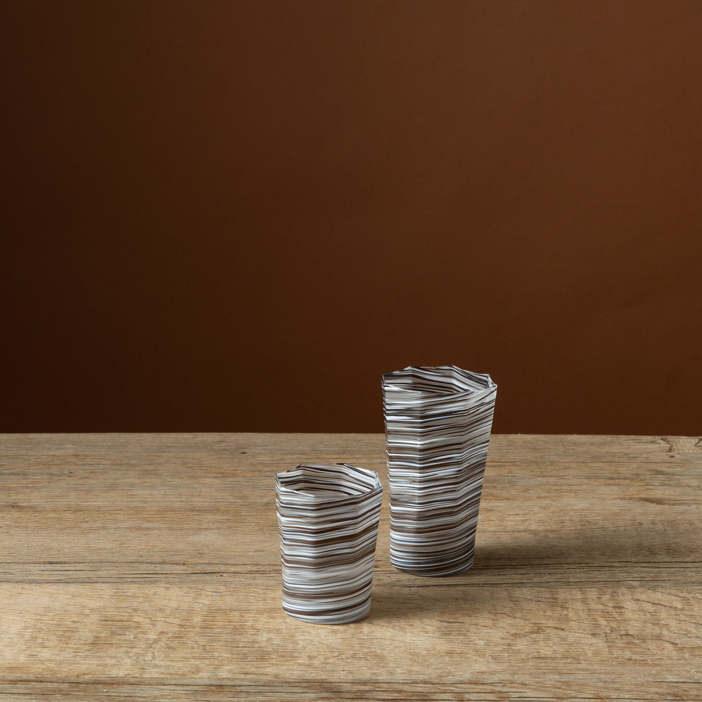 Winter Mix Octagonal Short Glass