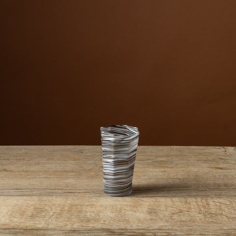 Winter Mix Octagonal Tall Glass