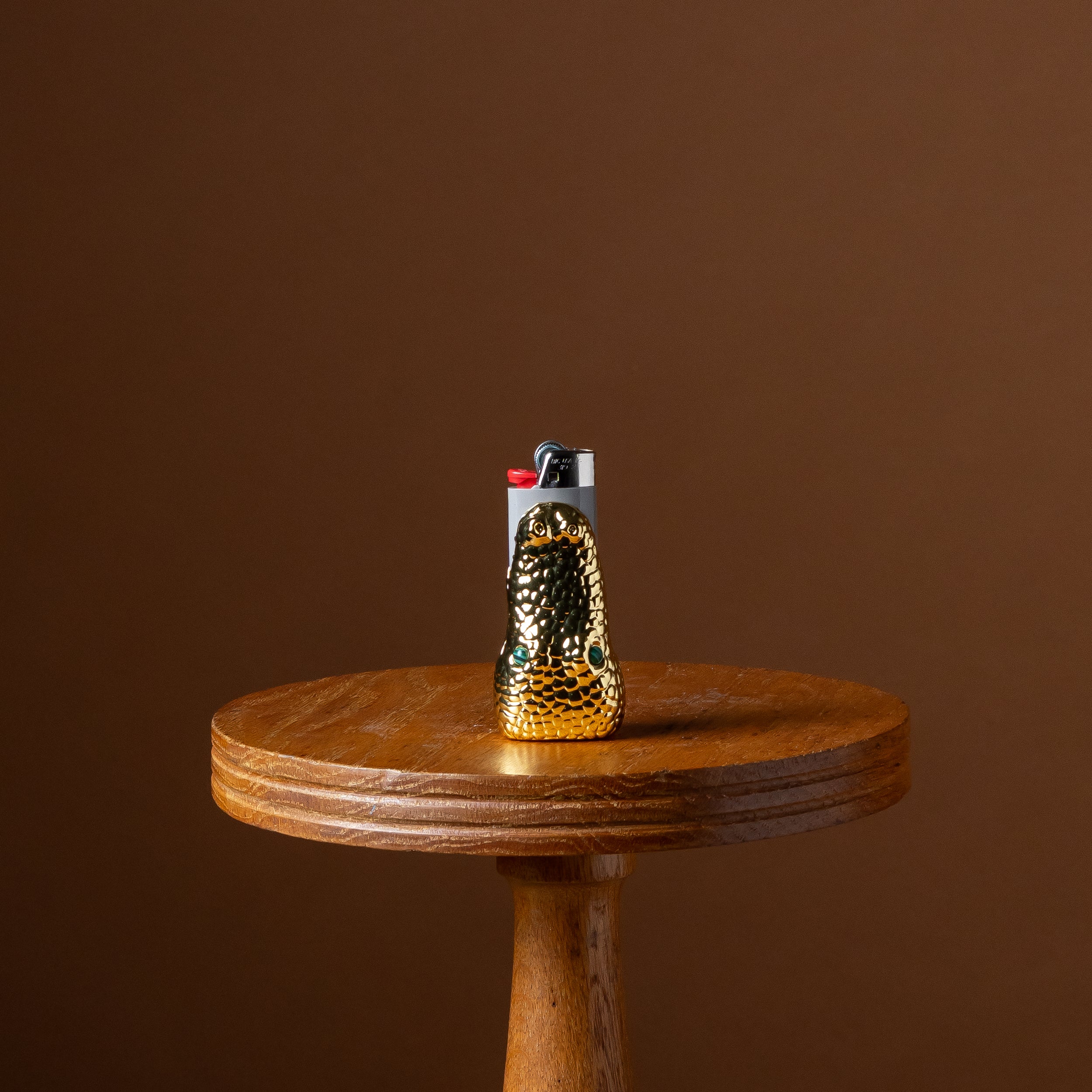 Gold Croc Lighter Case