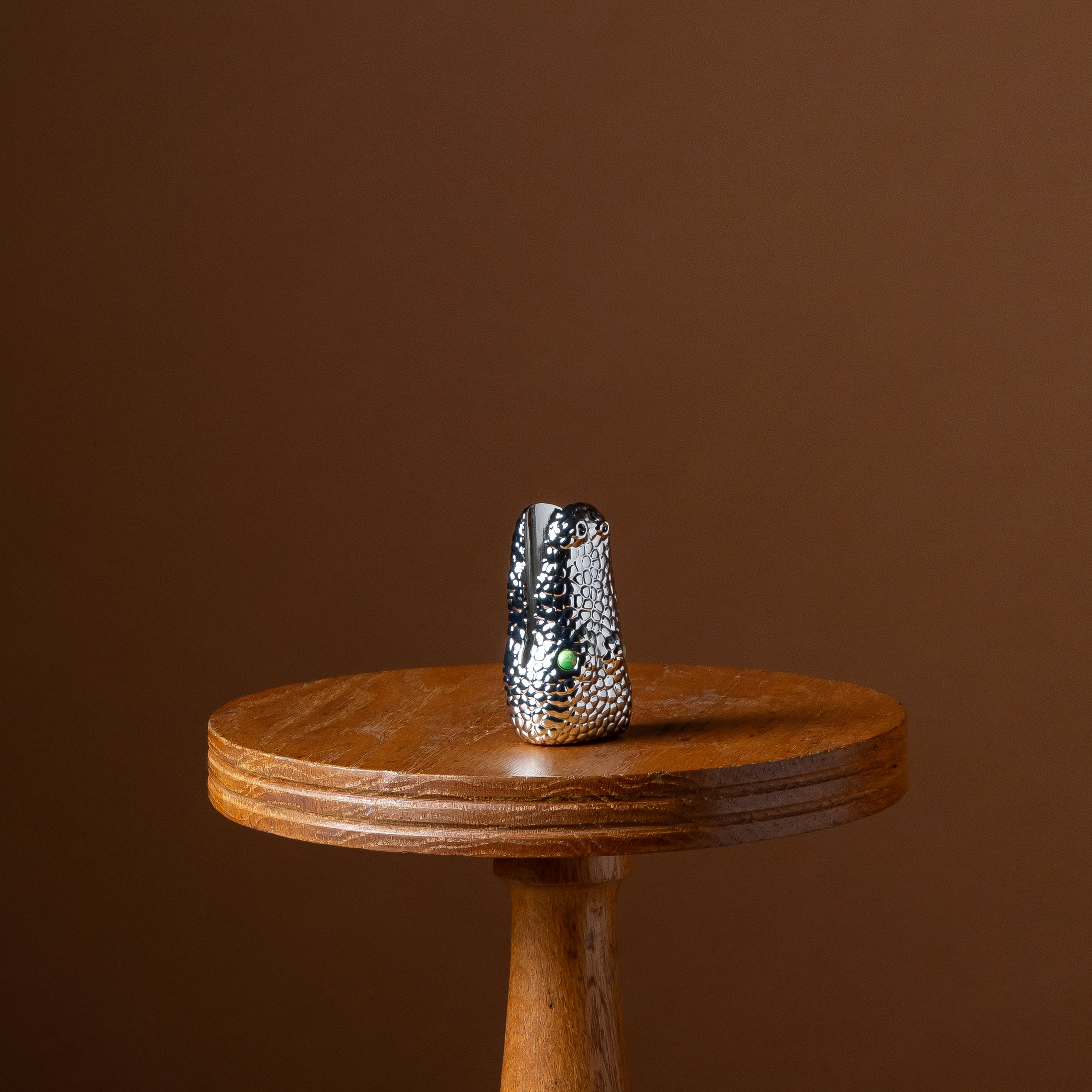 Silver Croc Lighter Case