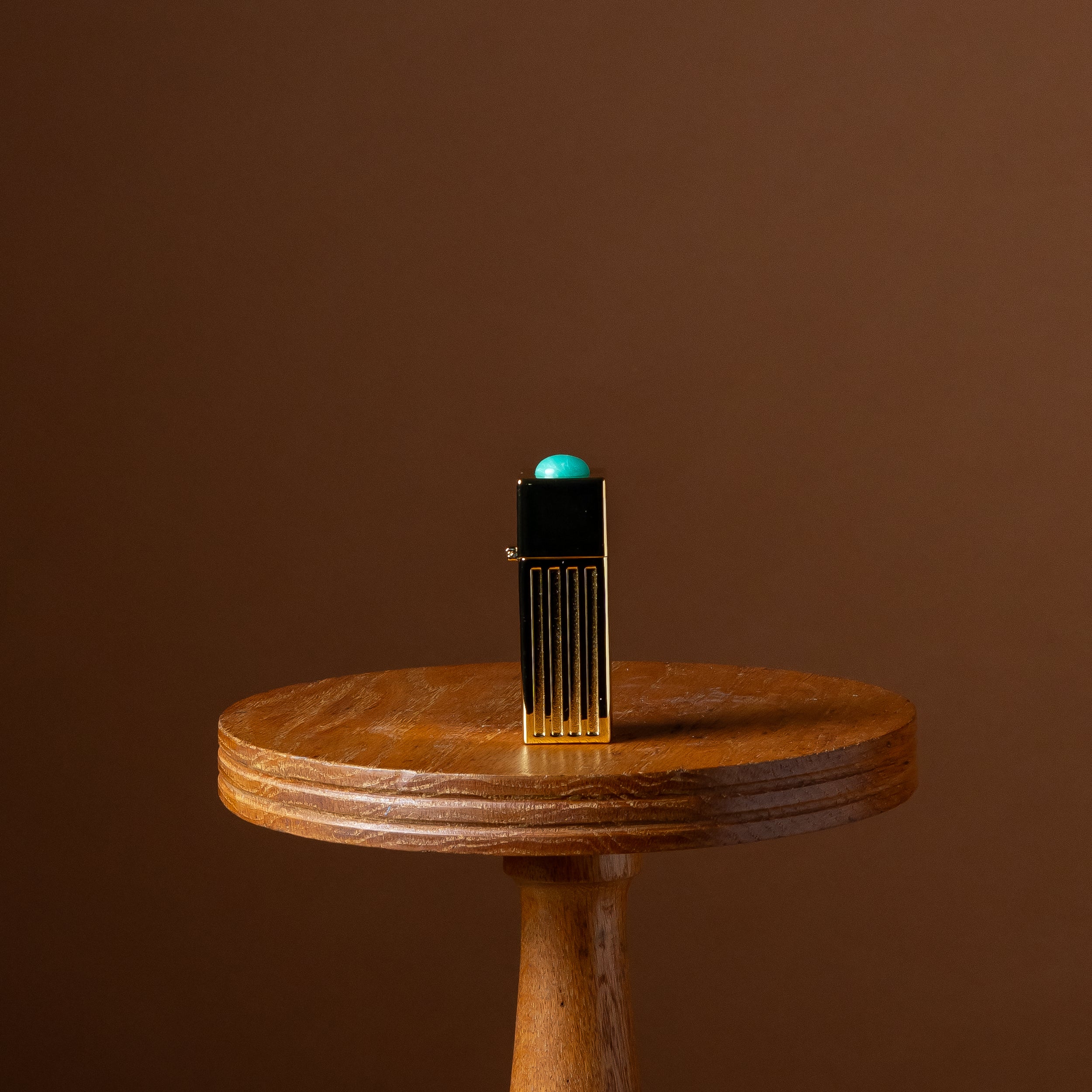 Gold Lipstick Lighter Case