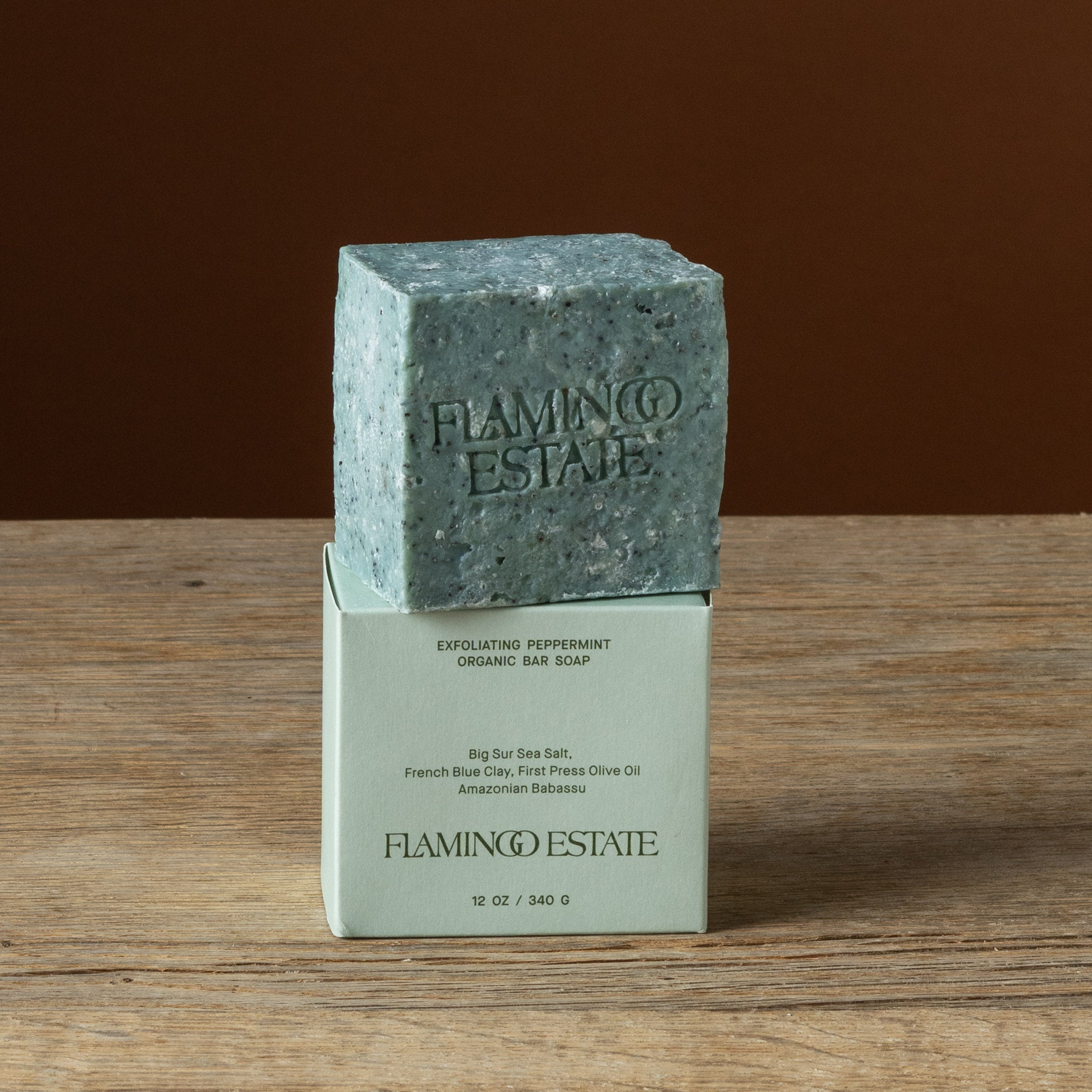 Exfoliating Peppermint Soap Brick