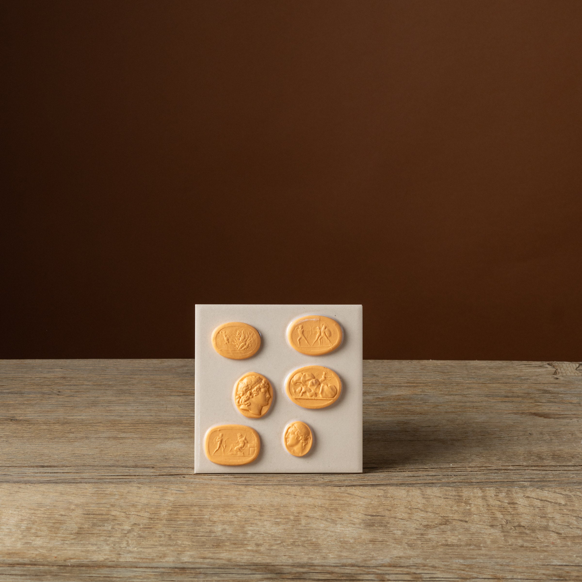 Ochre Cameo Trivet