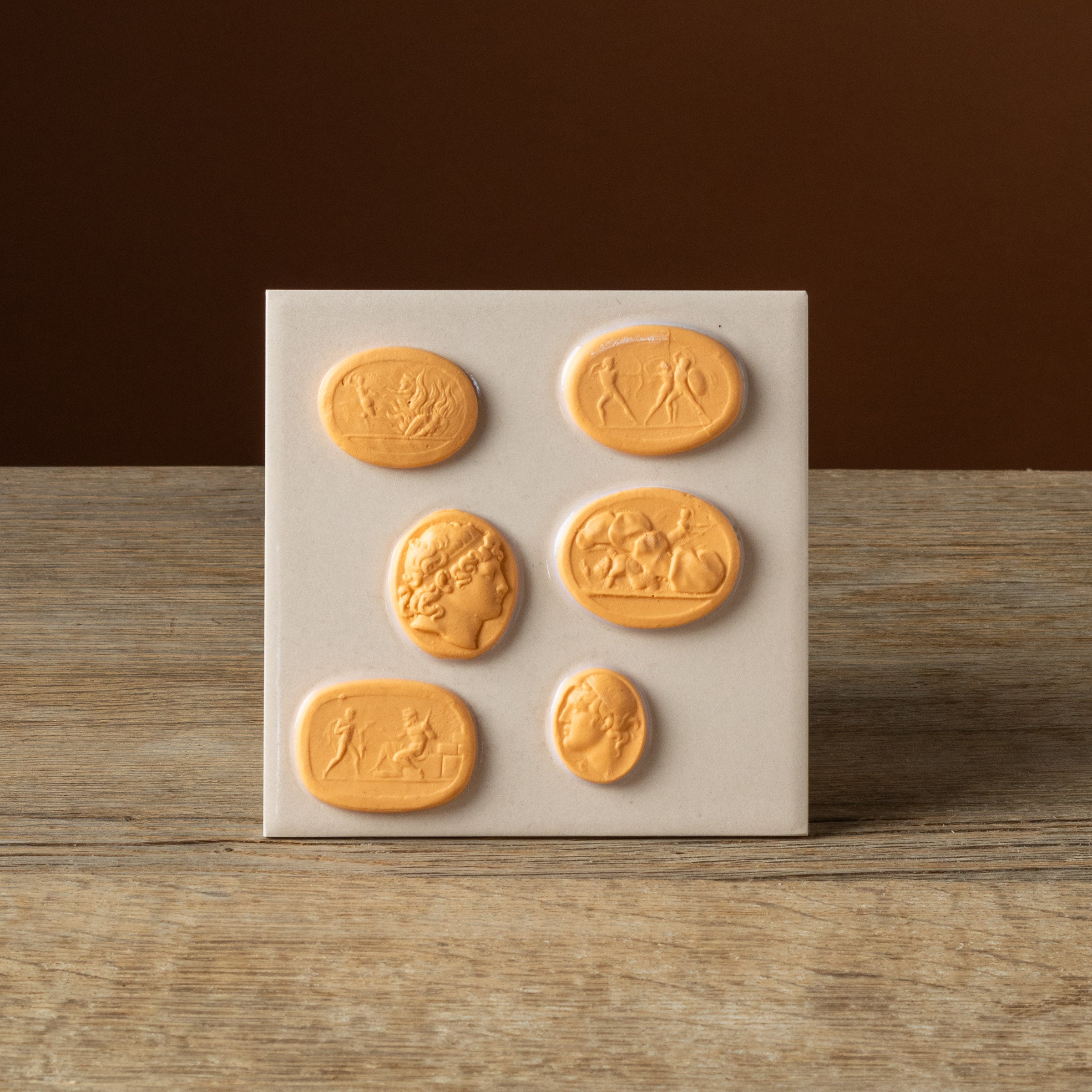 Ochre Cameo Trivet