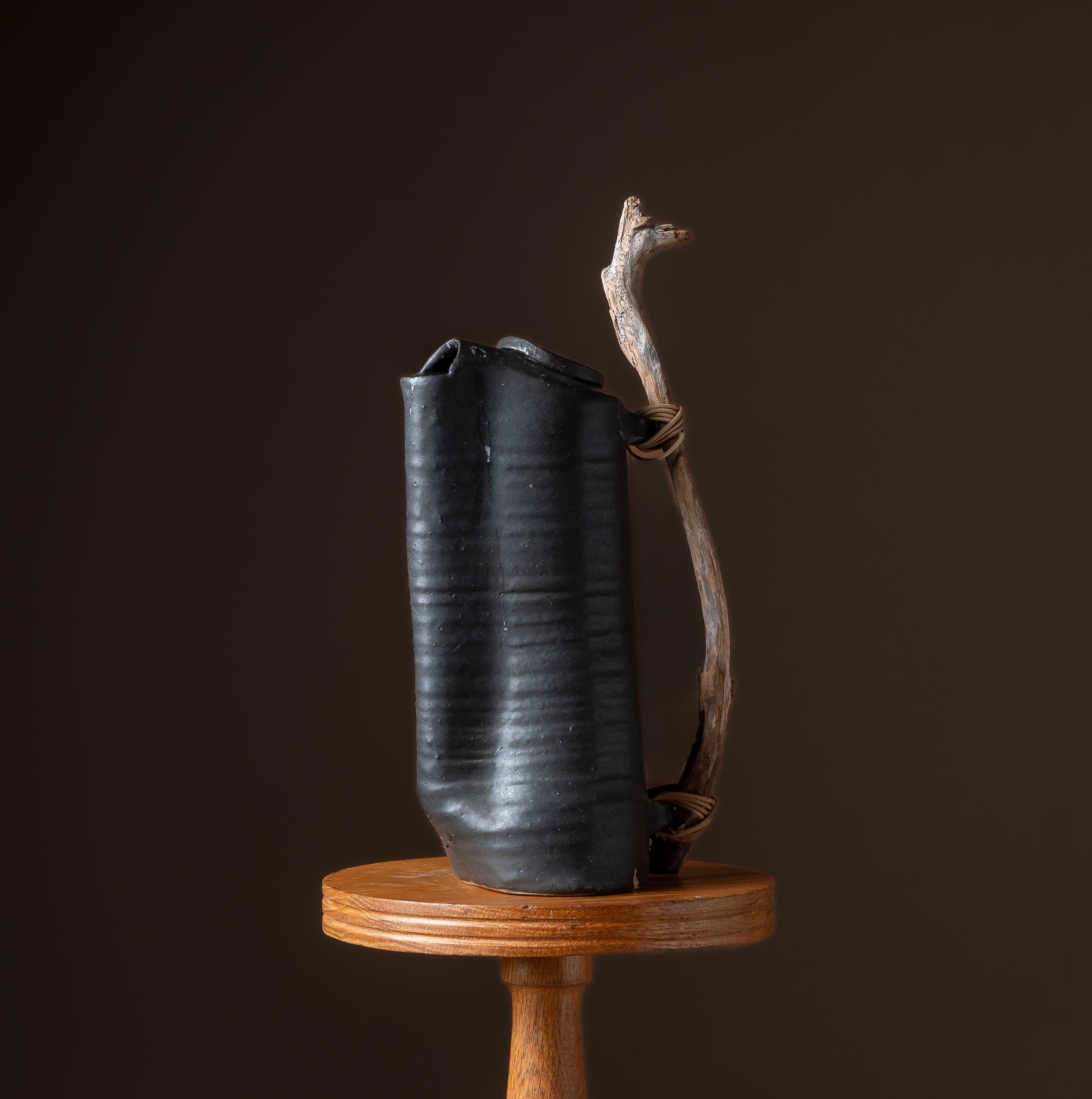 Charcoal Japanese Tea Vessel