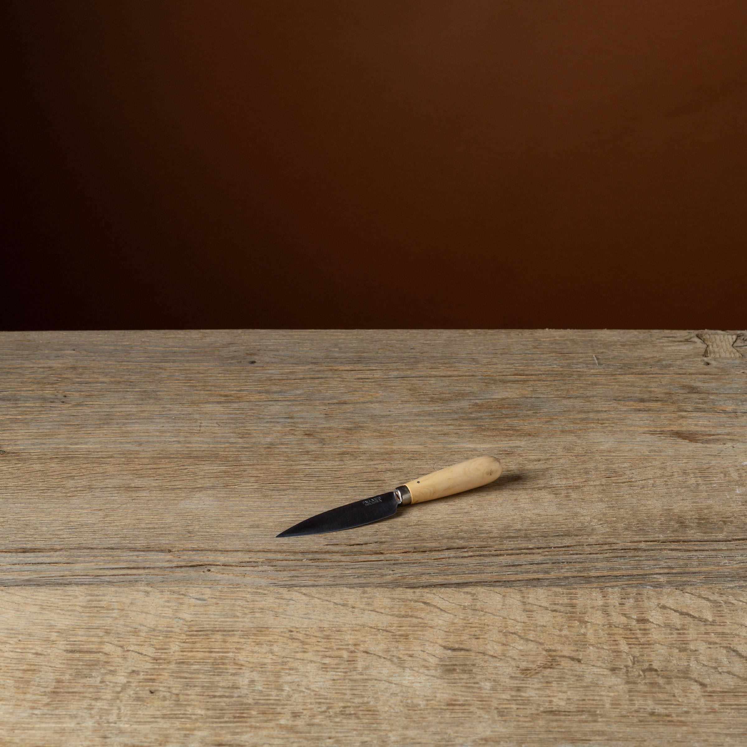 3" Carbon Steel Boxwood Kitchen Knife