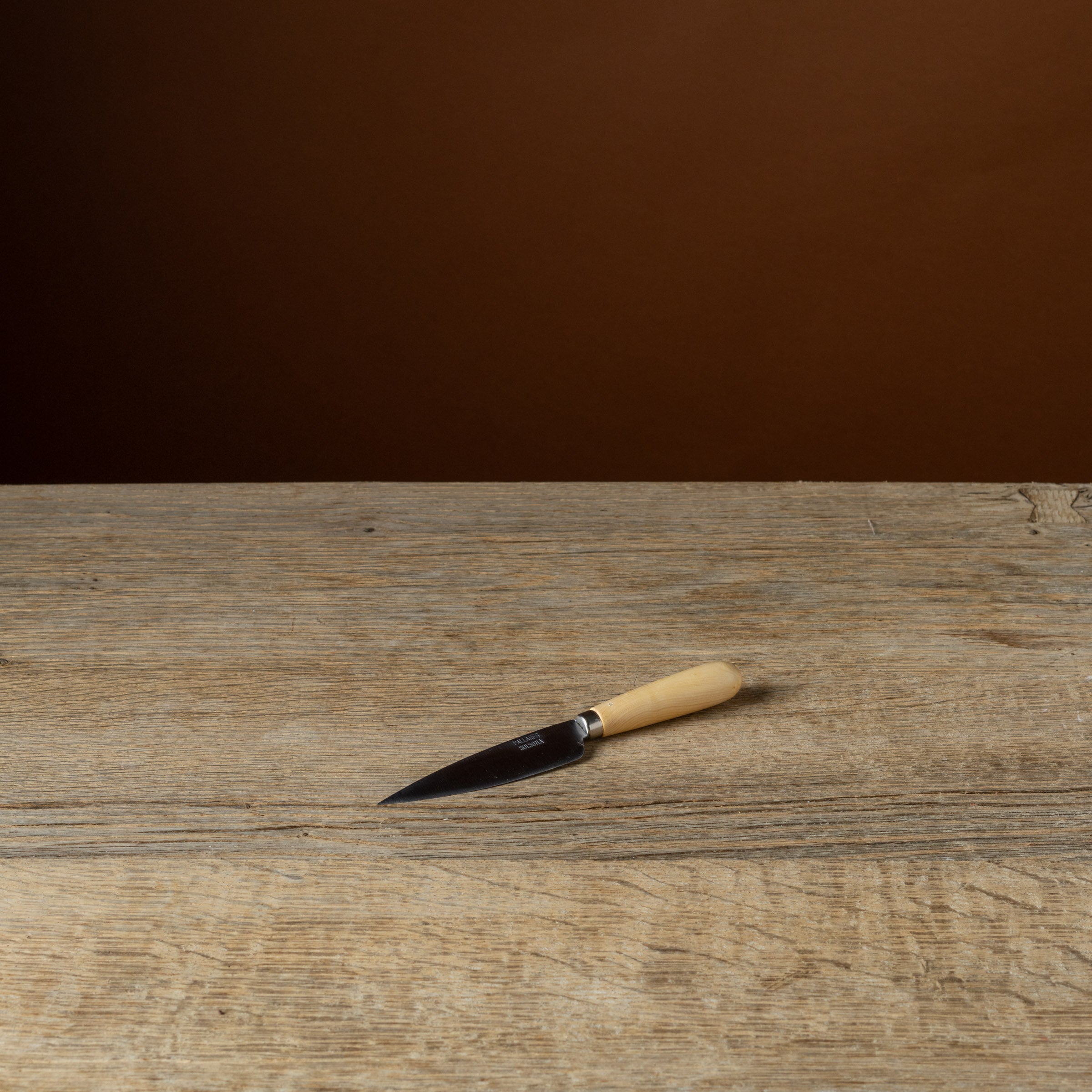 4" Carbon Steel Boxwood Kitchen Knife