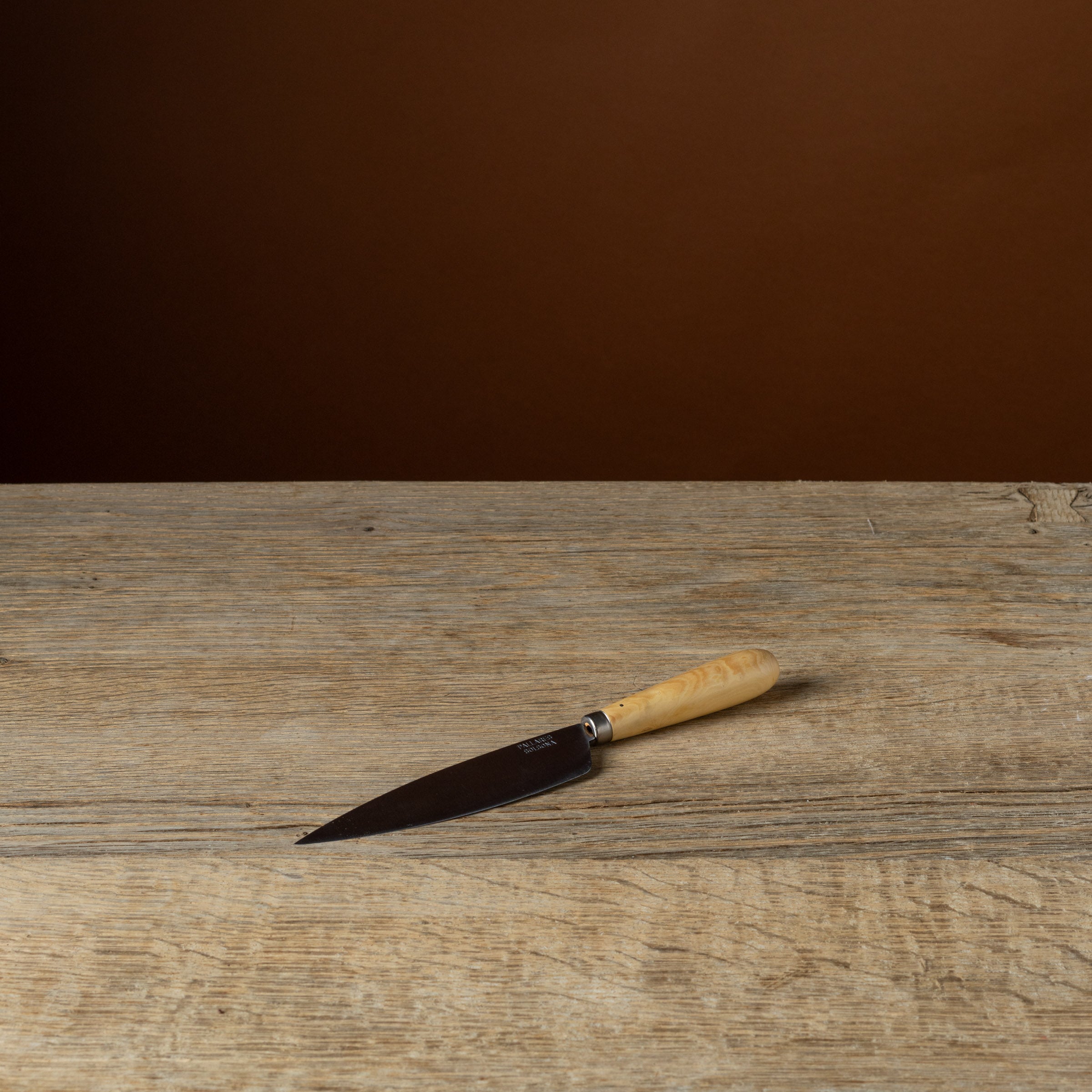 6" Carbon Steel Boxwood Kitchen Knife
